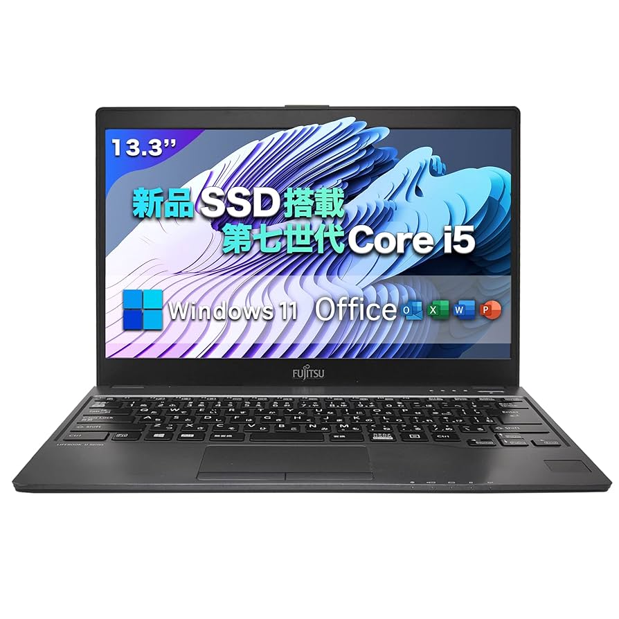 【送料込】2019 小型PC Win11 i5 メモリ12GB/SSD512GB Amazon.co.jp: 【整備済み品】 富士通 【Win11搭載】極軽極薄