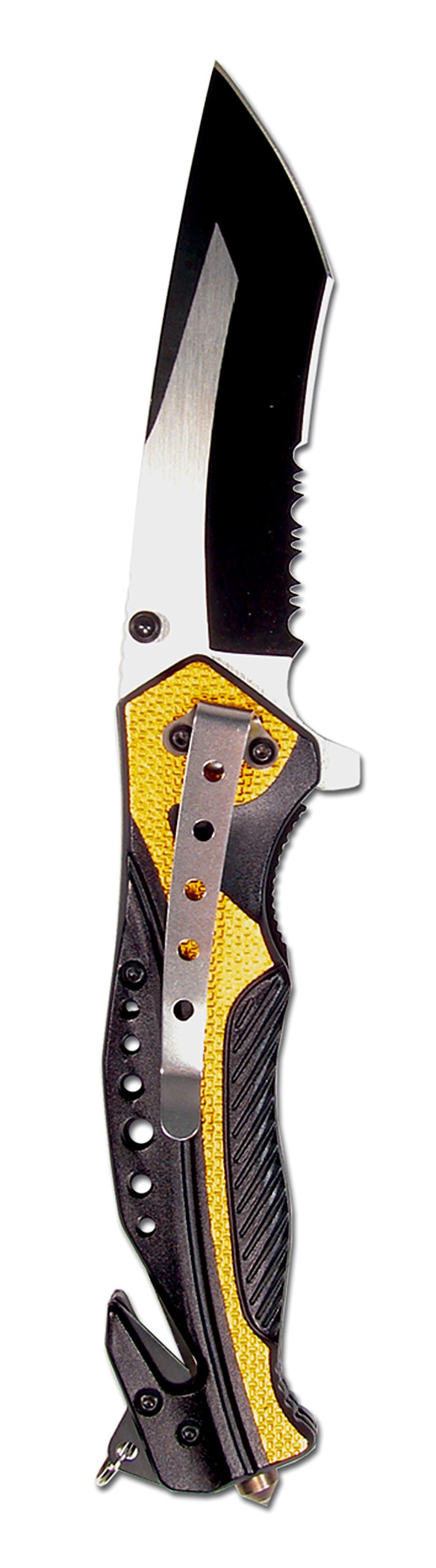 tee-uu SNAP Rettungsdienstmesser 9cm rostfreier Stahl /Wolframcarbid Griffspitze