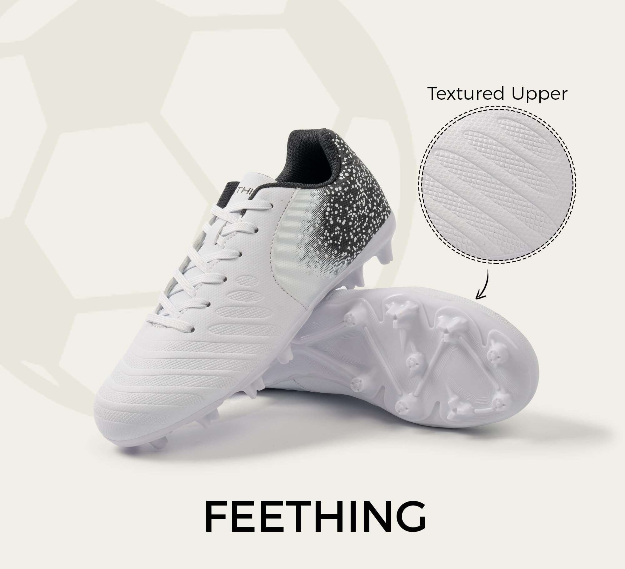 Women's Soccer Cleats Firm Ground, Lightweight Unisex Soccer Shoes for Adults Fits Men & Women — view 6