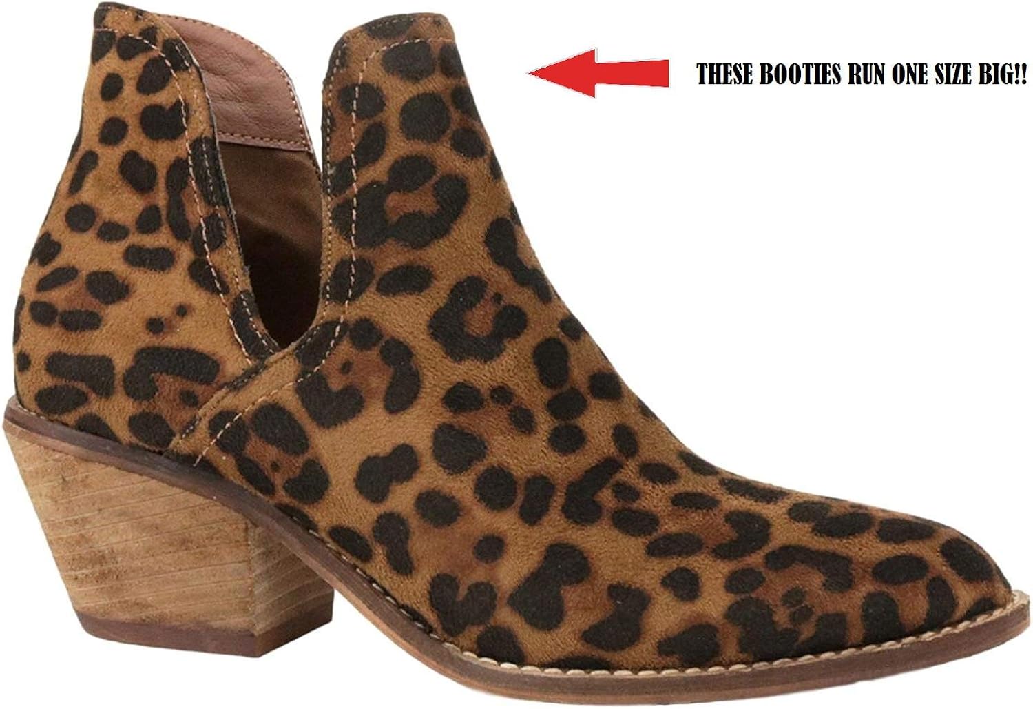 Beast leopard booties Outlet