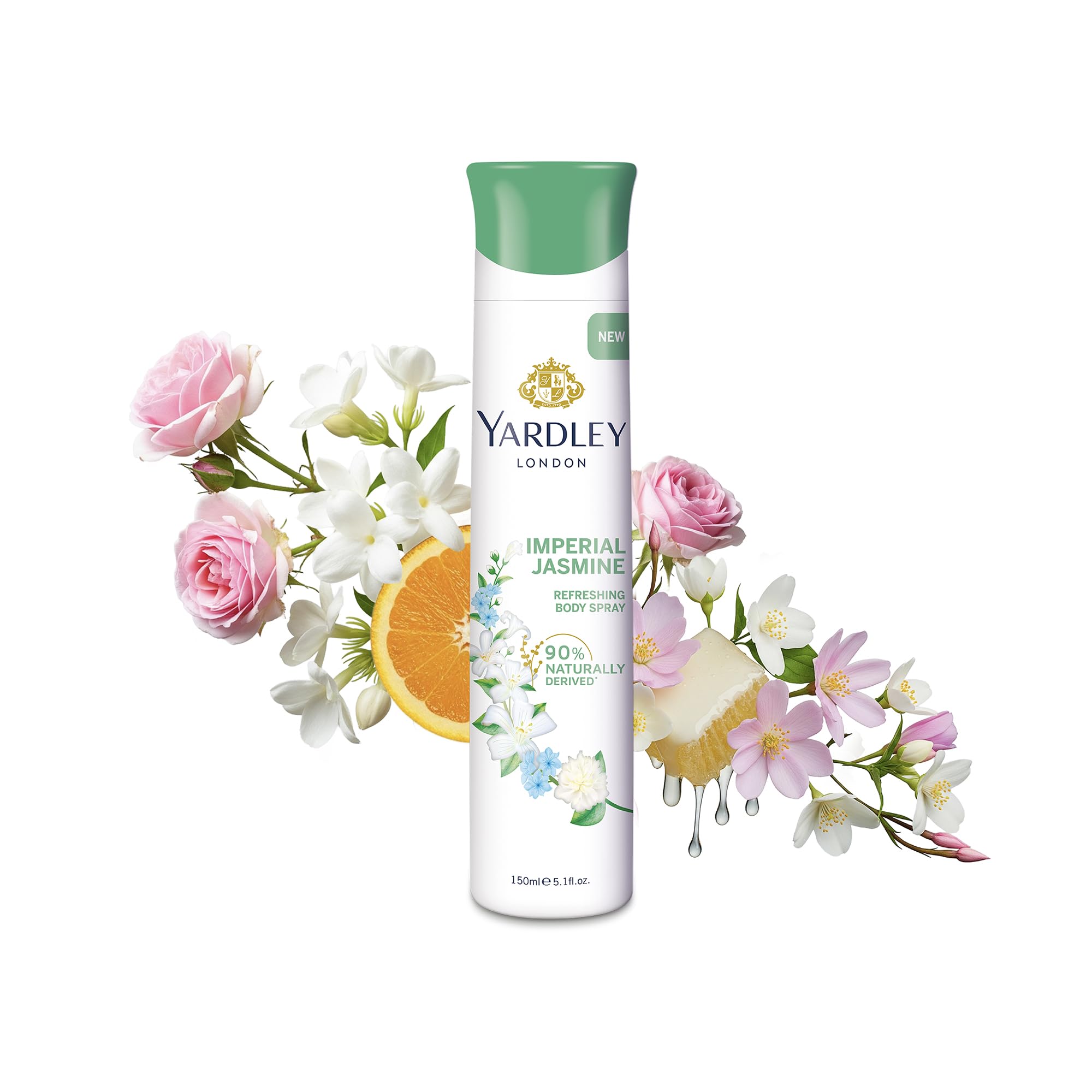 Yardley London Imperial Jasmine Perfumed Deo For Women, 150ml-picture-28