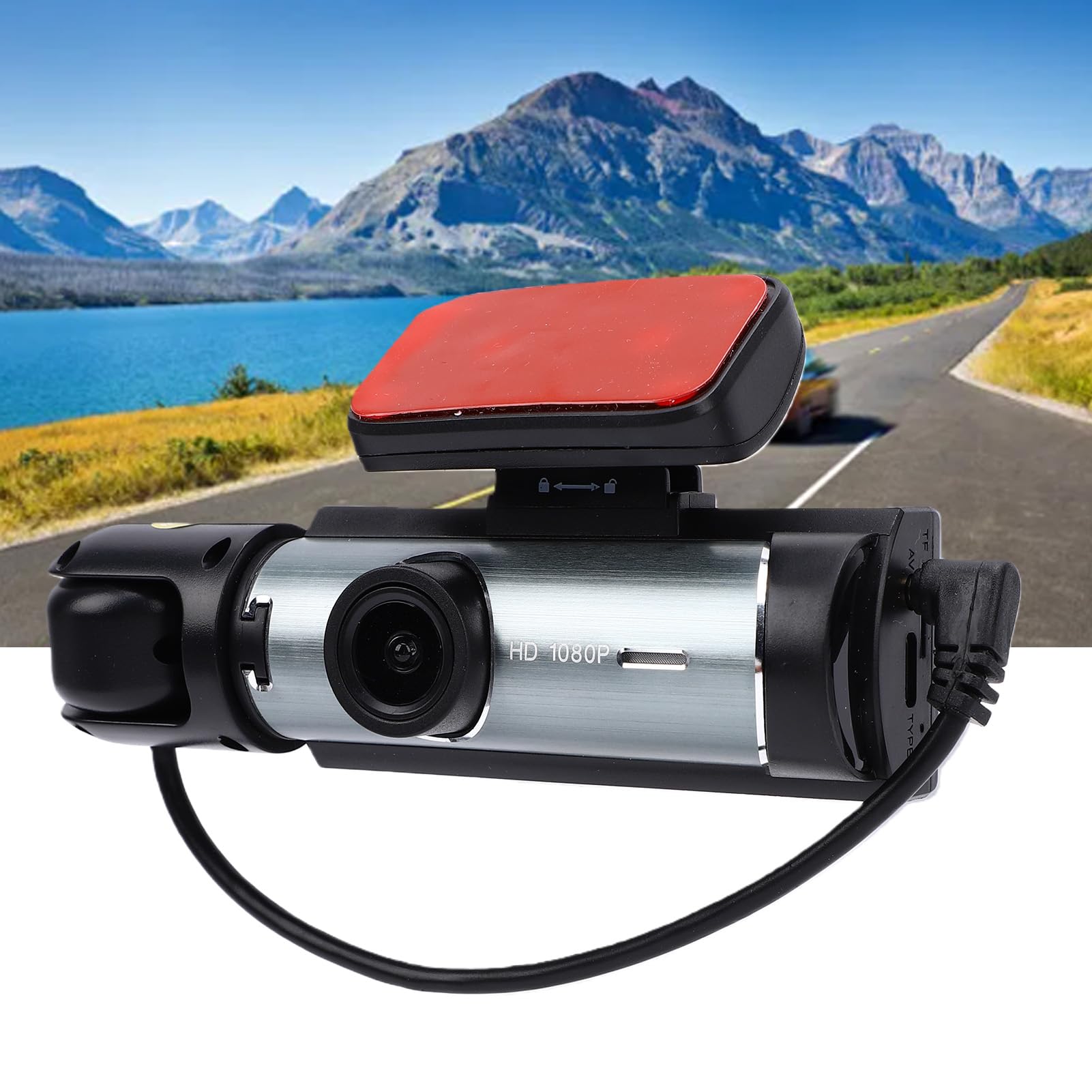 Sxhlseller Dash Cam Anteriore e Posteriore Grandangolare da 140 Gradi da