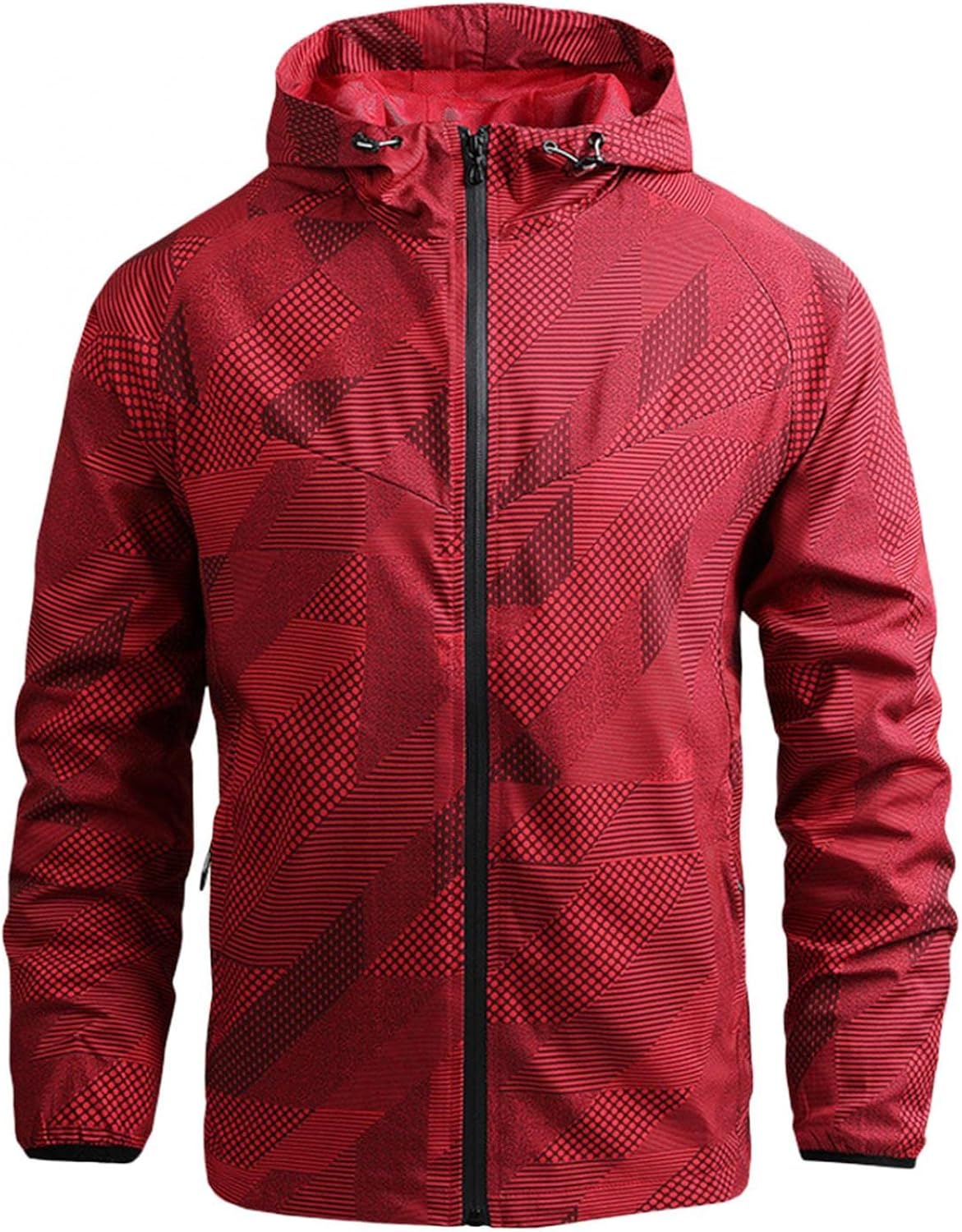 MTENG Men's Lightweight Water Resistant Full Zip Hooded Jacket Outdoor Military Jacket for Hiking Travel : Clothing, Shoes & Jewelry