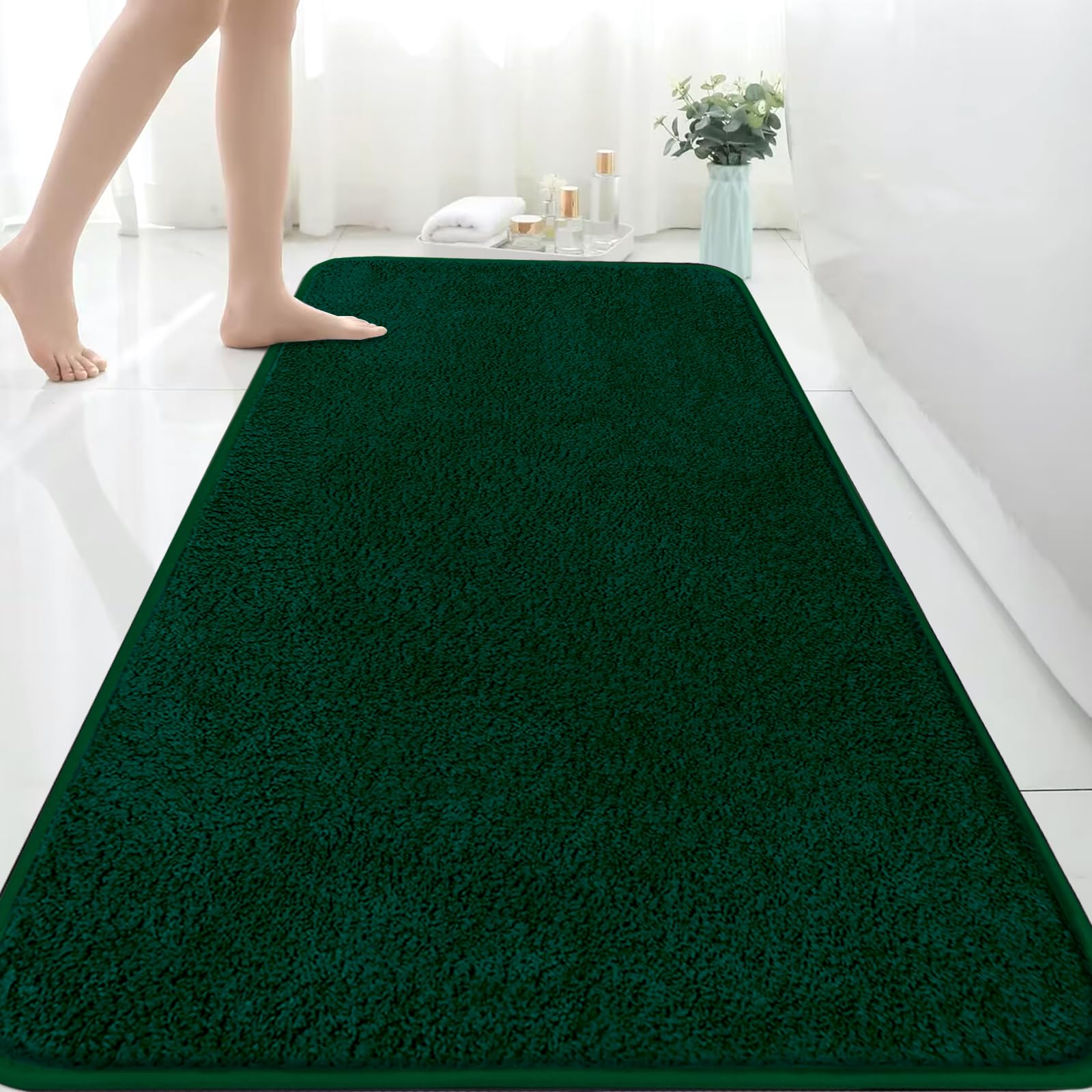 Tappetino da bagno blu - Tappeto antiscivolo a forma di balena
