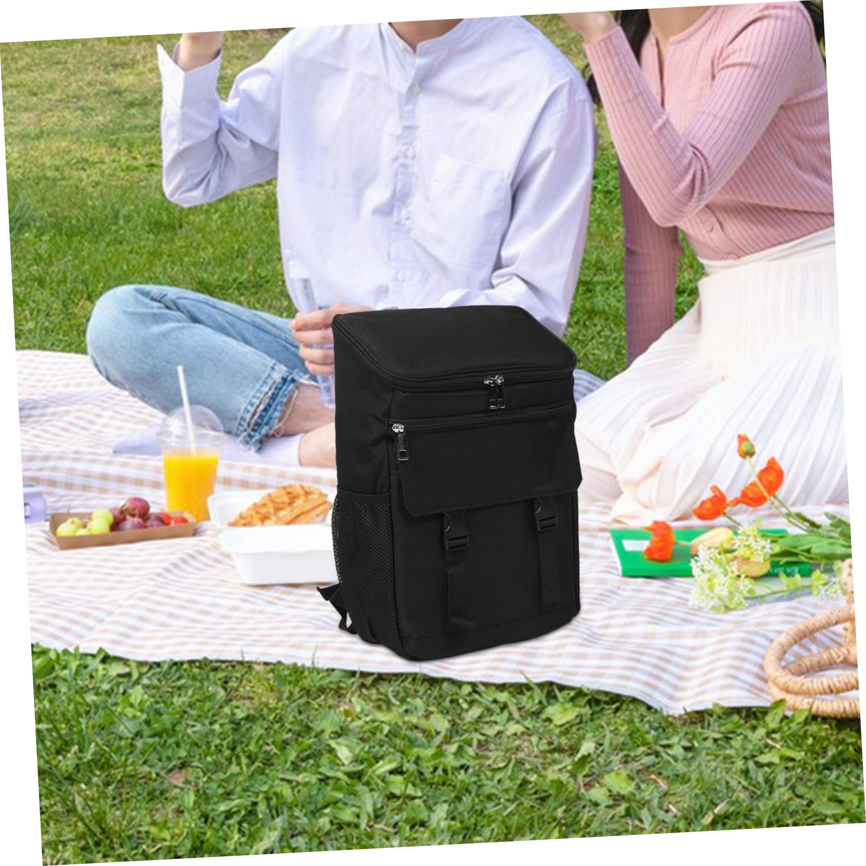Borsa Termica Isolante per Picnic Campeggio e Viaggio Spazio di Archiviazione Ampio e Design per Trasporto di Cibi e Bevande