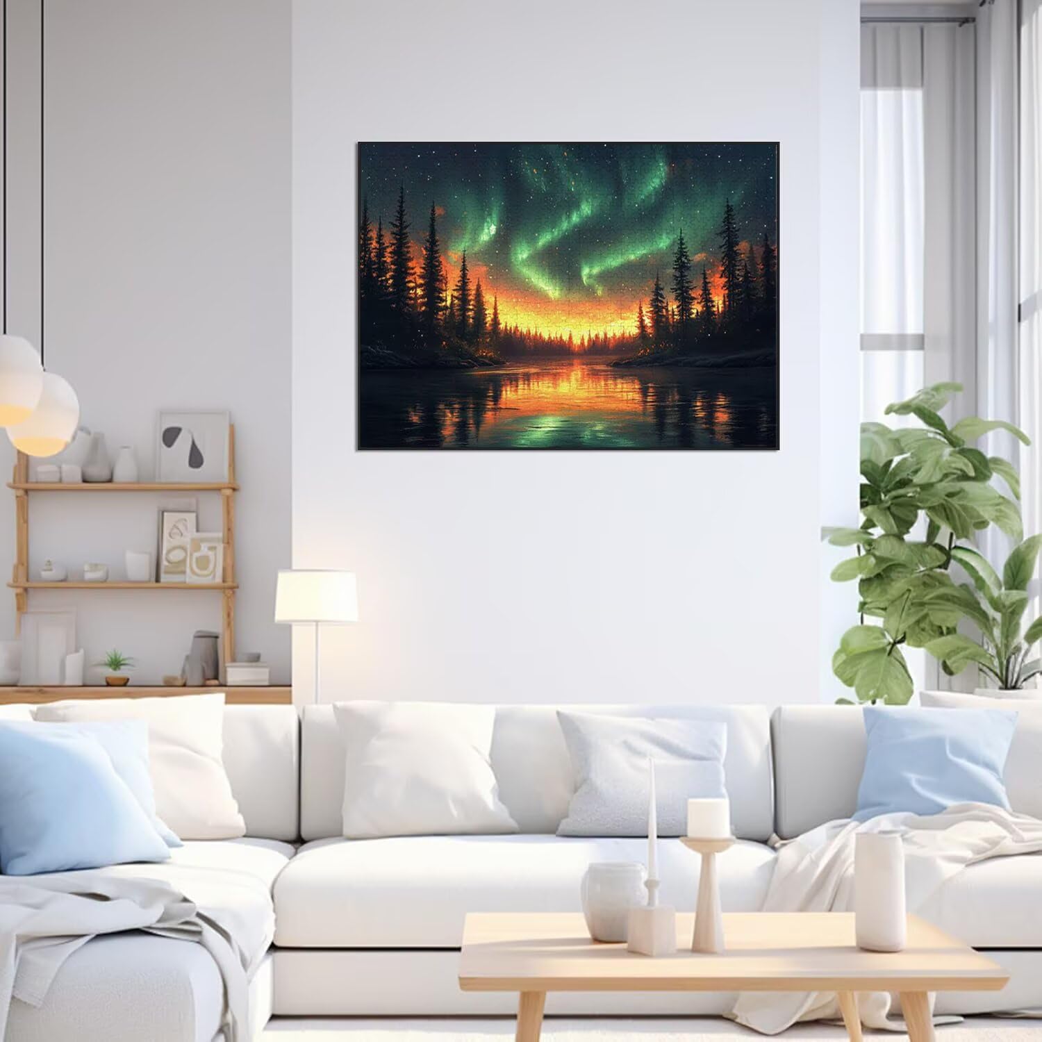 Puzzle 3000 Pezzi Aurora Puzzle Adulti, Gioco Educativo, n-344 | Jigsaw Puzzles Il cielo stellare, Impossibile Difficile Sfida, Classici Gioco Familiare, Giochi Divertenti, Idee Regalo