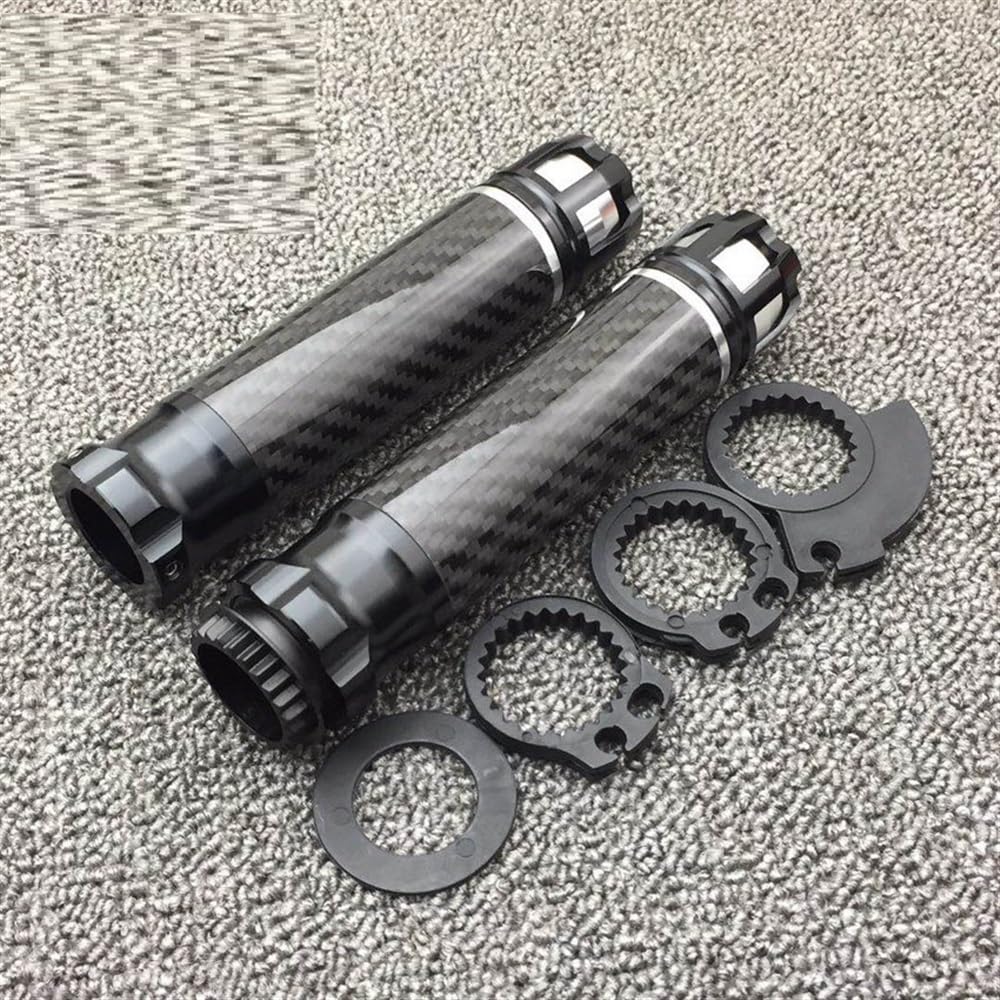 Empuñaduras de motocicleta CNC de 22mm color plata ideales para rutas y ciudad