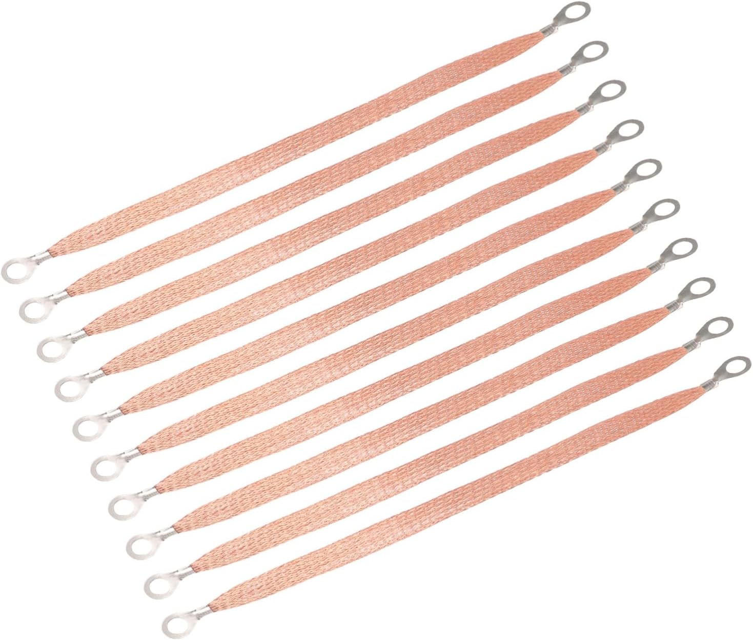 Gatuida 50pcs Copper Ground Straps for Automotive Use Electrical Grounding for Cars Trucks and Boats Performance and Reduces Electrical Issues