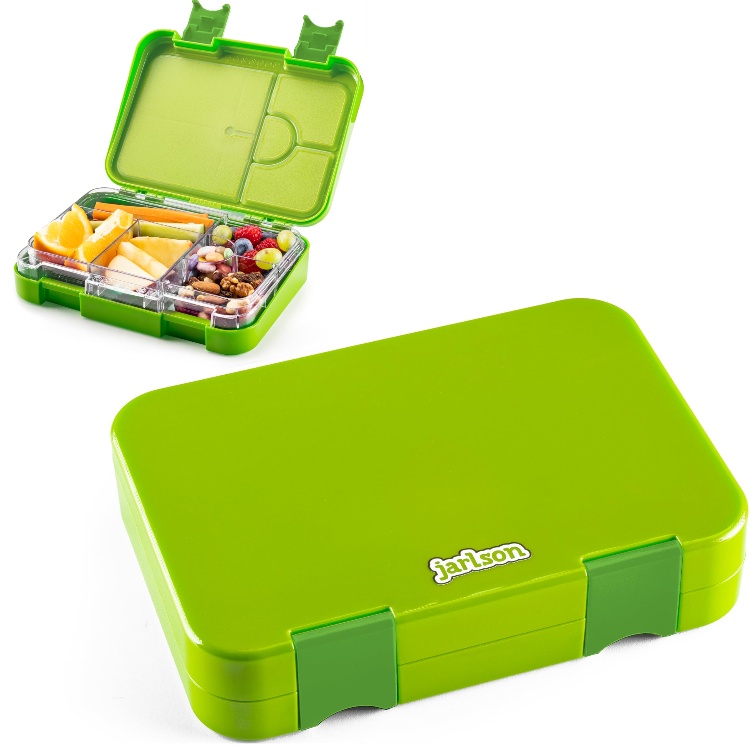 Jarlson® Brotdose für Kinder mit 6 Fächern TONI - Lunchbox - Bento Box