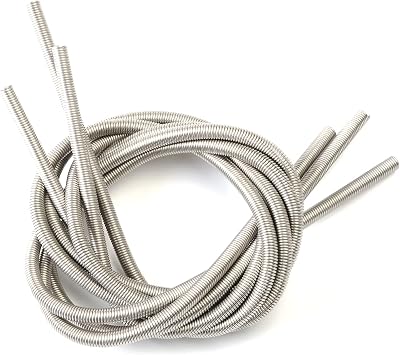Fielect Heating Element Coil Wire 220V 3000W Resistance Wire Furnace Heater Wire Cr20Ni80 Silver Heat-resistant Wire Length 800mm,3Pcs
