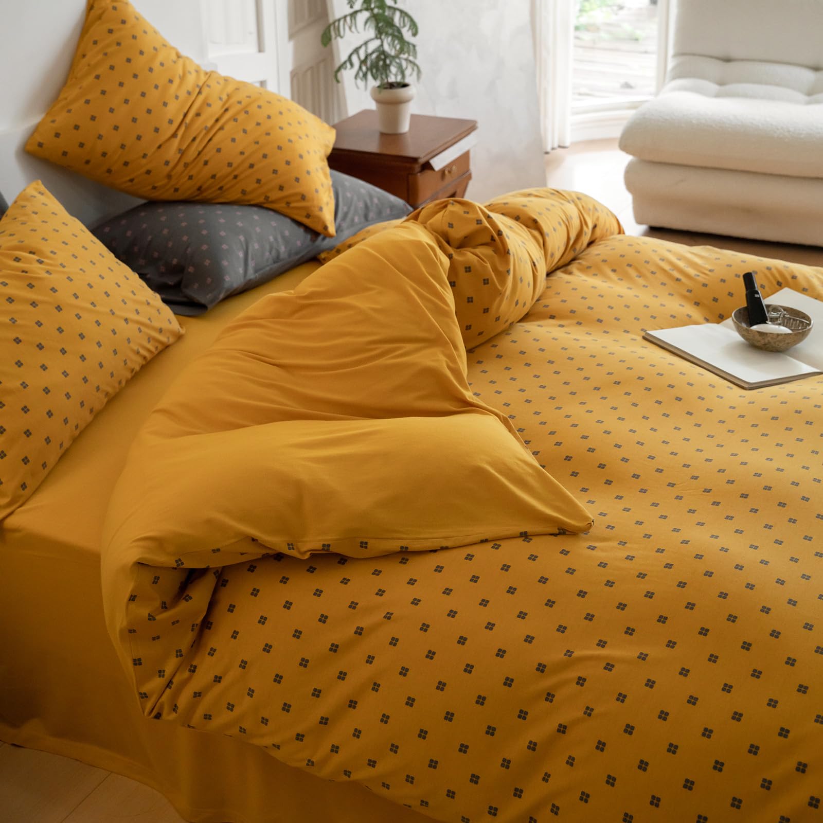 Set di copripiumino per letto super king size, motivo bohémien