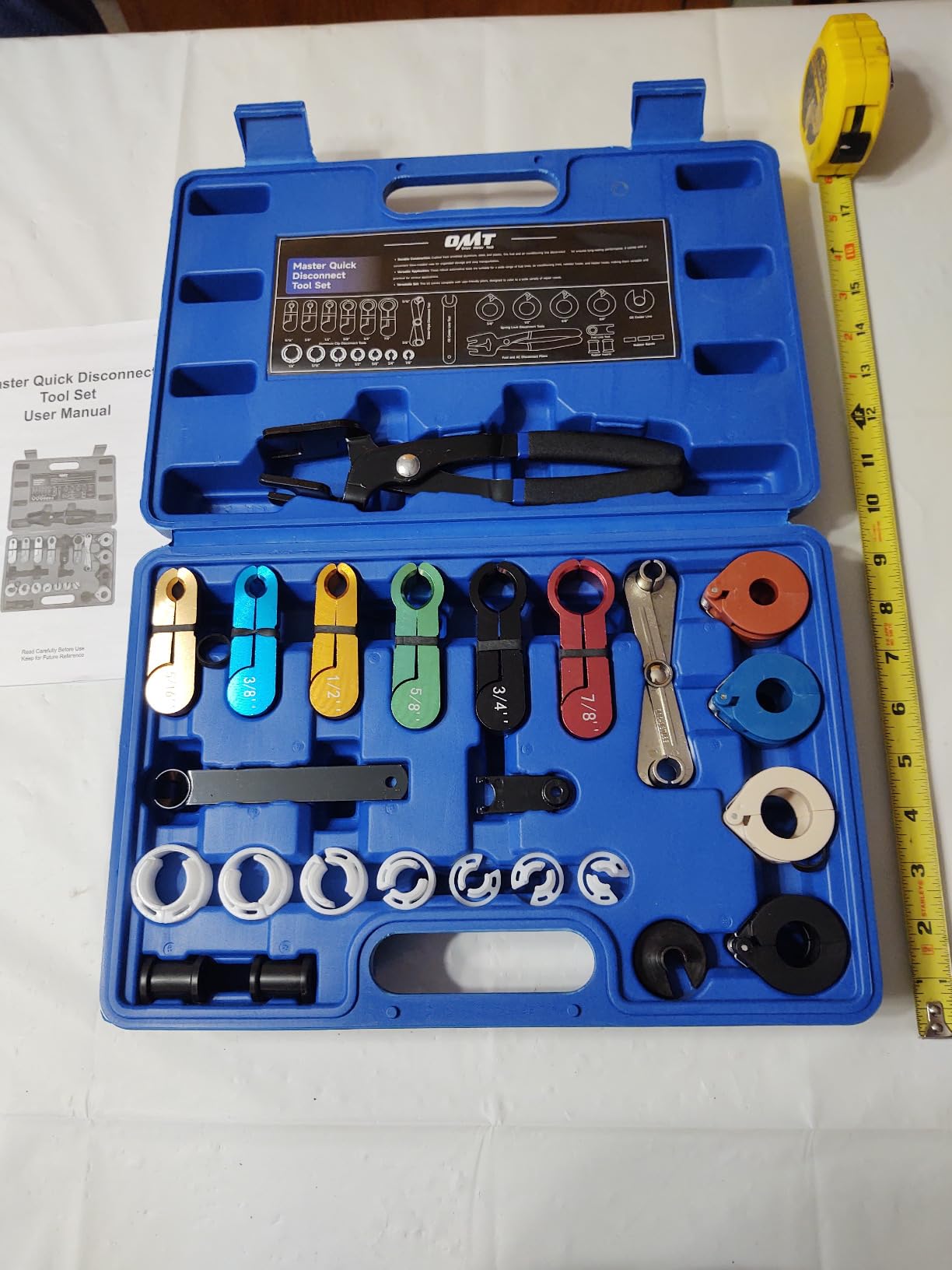 Orion Motor Tech Master Quick Disconnect Tool Kit, 26pc Fuel Line Disconnect Tool