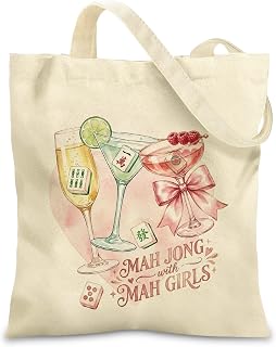 Aesthetic Canvas Tote Bag Women - Retro Reusable Grocery Bags For Girls | Durable Snap Closure, Zip Inner Pocket Cloth Cotton Totes Bag with Pattern for Shopping, Gym, Beach, Book, Travel, Daily Use