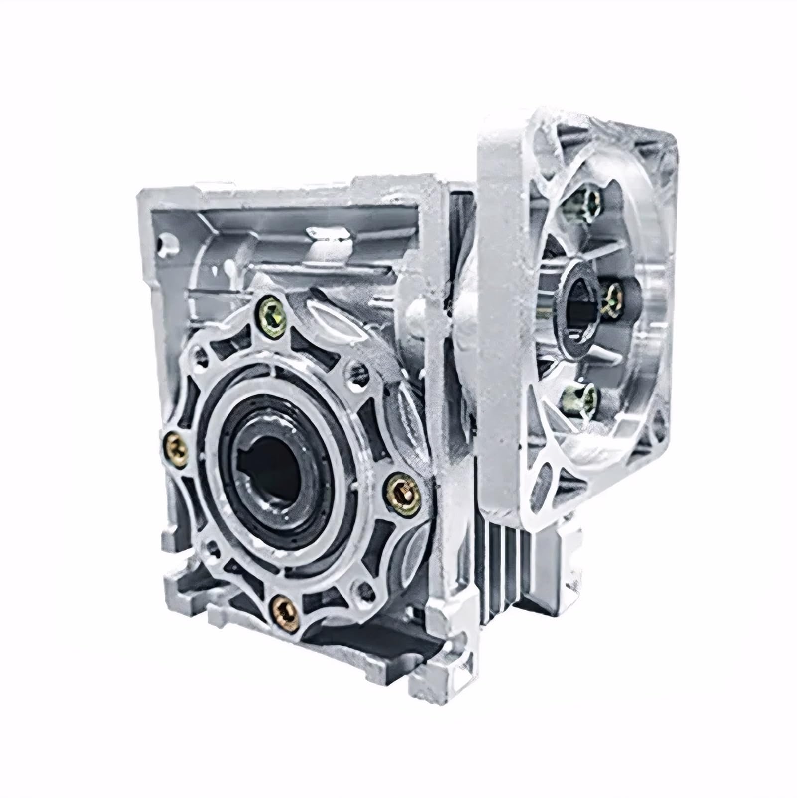 Reductor de velocidad de tornillo sin fin NMRV040 compacto, brida de 86 x 86 mm, diámetro de entrada de 14 mm y diámetro de salida de 19 mm Caja de engranajes metálica