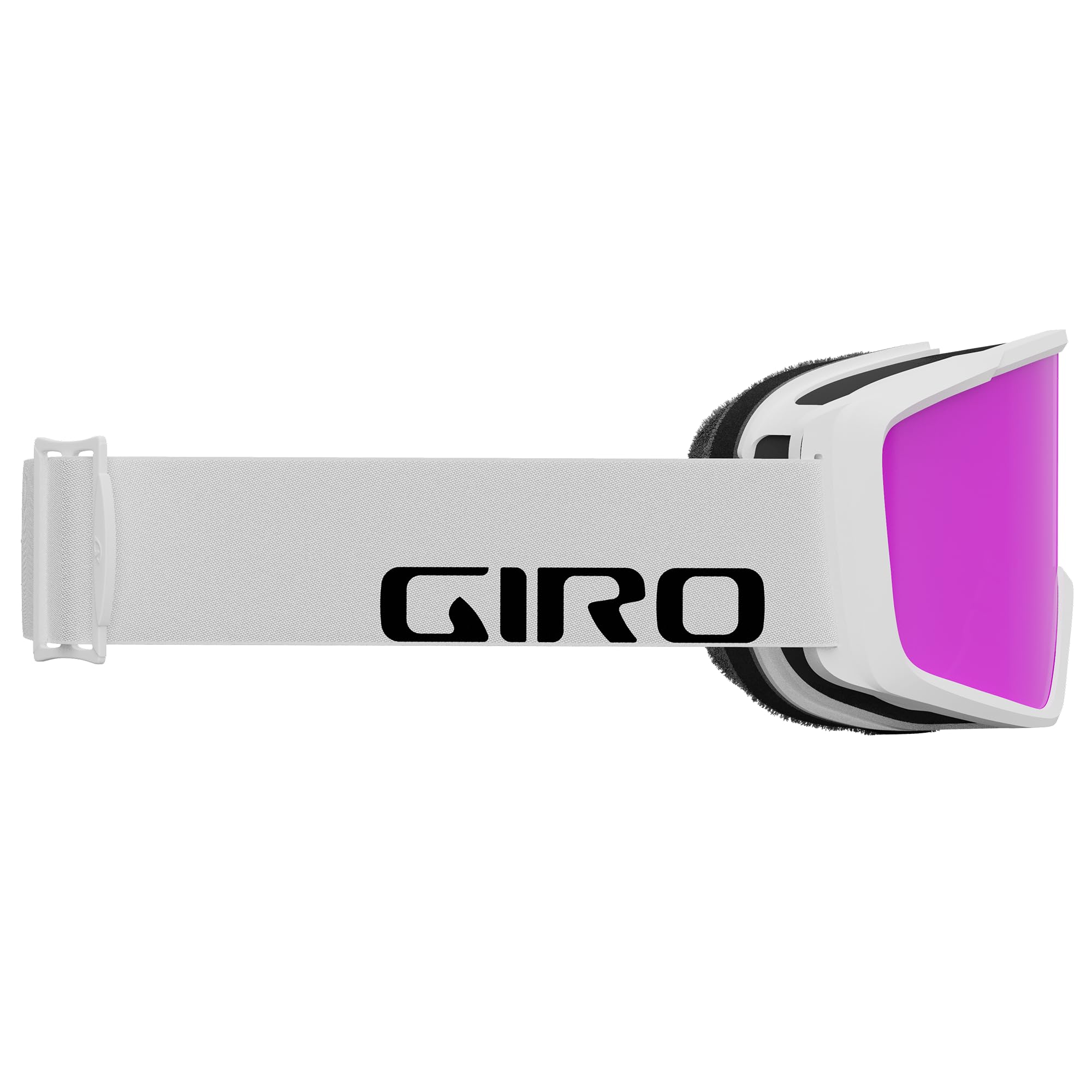 Giro Index 2.0 - Gafas de Nieve Ventisca para Adultos, Color Blanco con Lente Rosa Ámbar