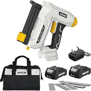 20V Cordless Brad Nailer and Stapler Kit with 2 Batteries and Charger