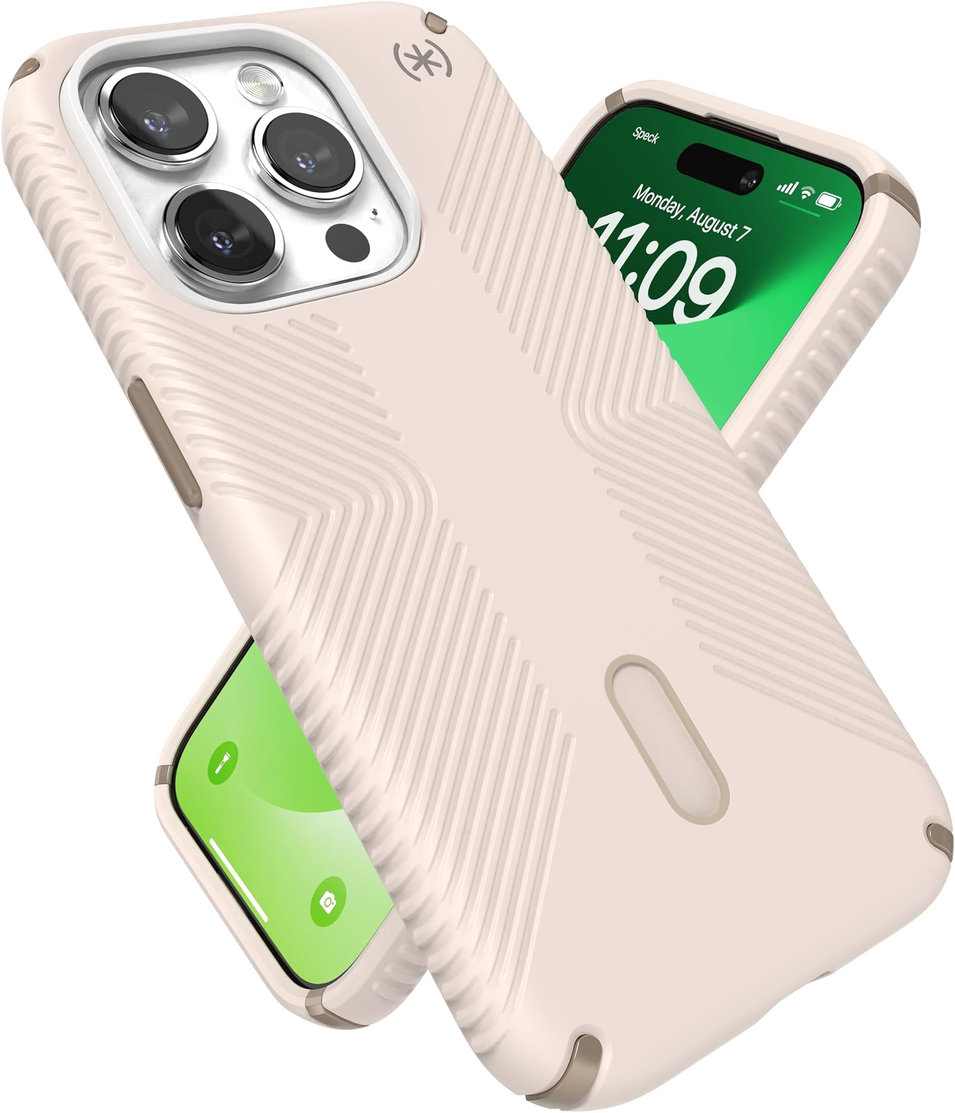 MagSafeケース iPhone 15 Pro 用 - 落下・カメラ保護 ClickLock 滑り止め ワイヤレス充電対応 6.1インチ全モデル対応 - ブリーチドボーン/家宝ゴールド/ヘーゼルブラウン