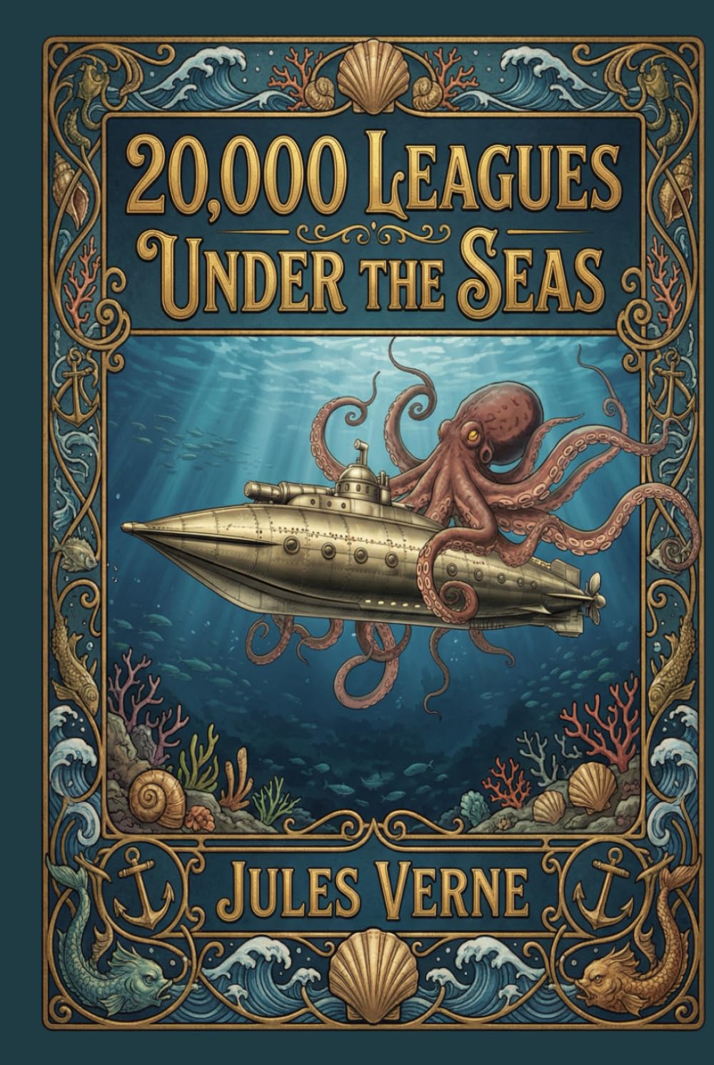 Twenty Thousand Leagues under the Seas (Illustrated): The Classic Edition with Illustrations