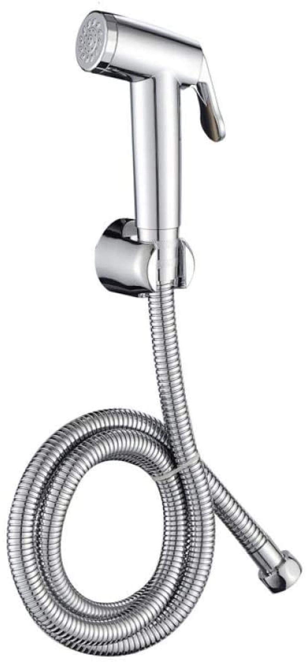 Pulverizador de bidé de mano, grifo de bidé de mano, bidé de higiene personal – Conjunto de bidé de mano – Conjunto de bidé electroplated Pressurized Toilet Companion Spray Gun S
