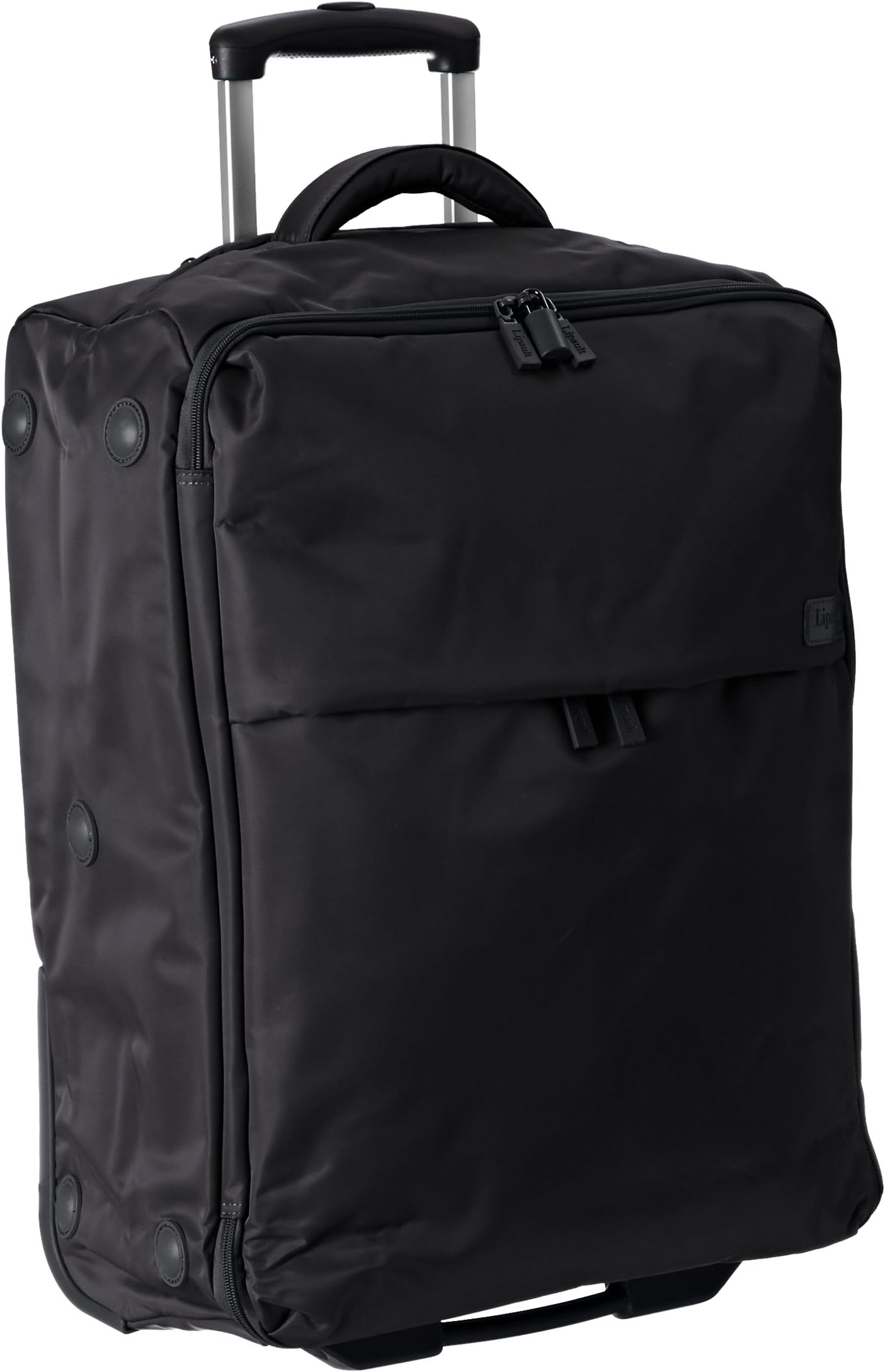Lipault Paris Foldable 2 Wheeled Carry on Trolly, Black, 26x17x10