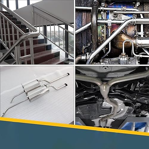 Miniatura 7 de Diámetro exterior 1.772 in, tubo de acero inoxidable para maquinaria, decoración del hogar, proyectos de bricolaje, grosor de pared 0.079 in,