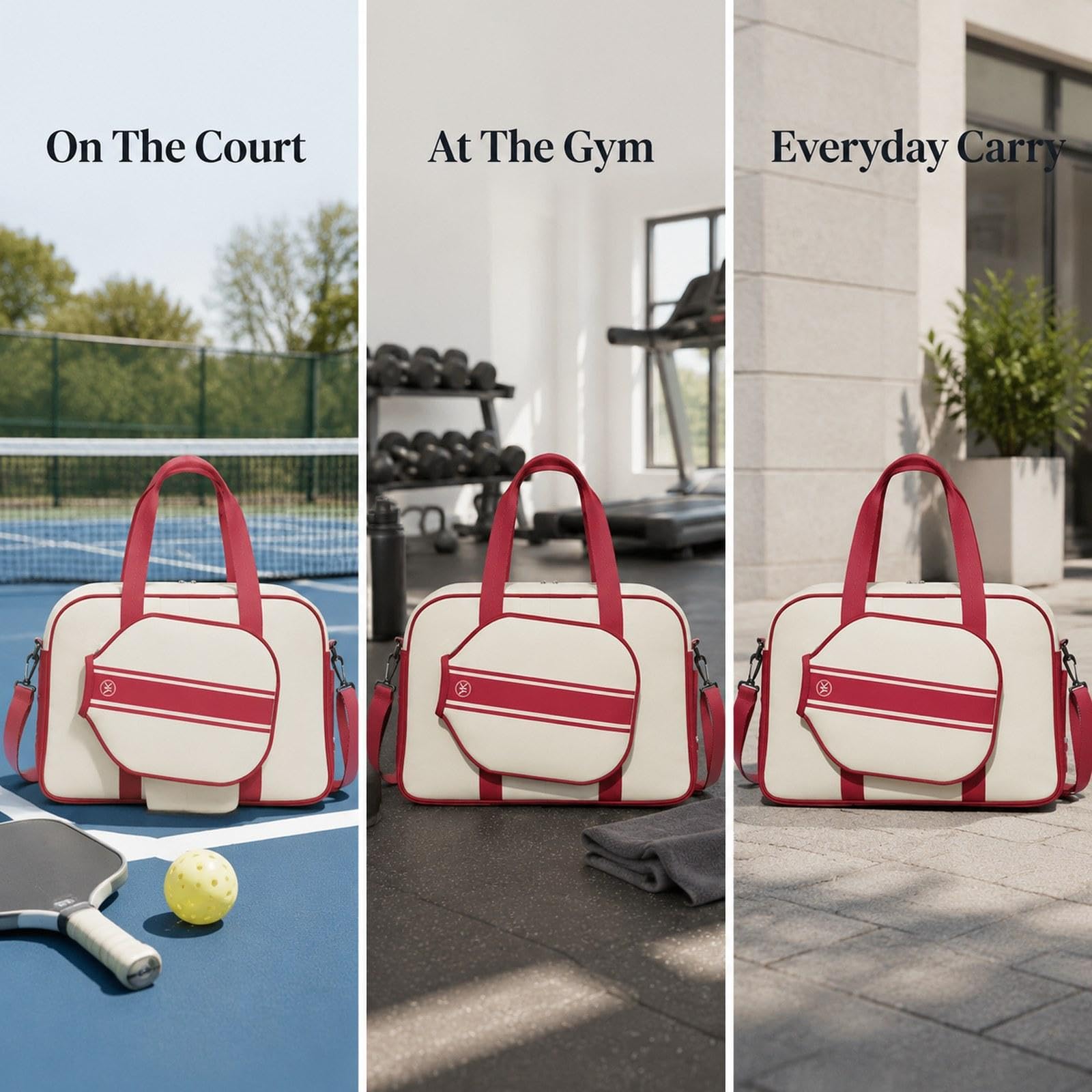 Pickleball Schlägertasche Und Halter, Outdoor Sporttasche für Pickleball Und Badminton Training.