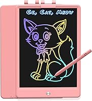 Vista 1 de Tableta de escritura LCD de 10 pulgadas, tablero de dibujo colorido para niños, tablero de dibujo, juguetes educativos de Navidad para niñas