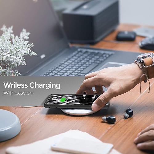 Miniatura 6 de ORIbox - Funda compatible con iPhone 13, acabado suave de silicona líquida exterior