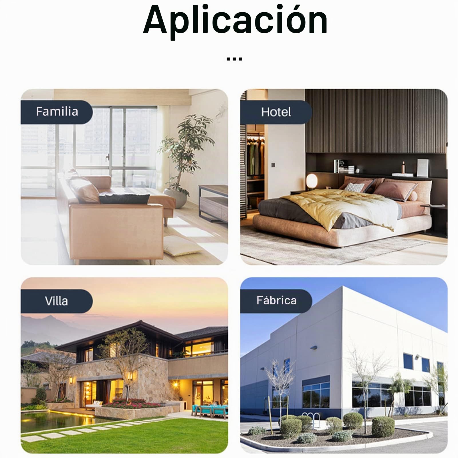 Intercomunicador Inalámbrico Timbres Intercomunicador de Larga Distancia Timbre de Voz IP54 Timbre Exterior Resistente Al Agua Inteligente para la Oficina del Hotel en Casa