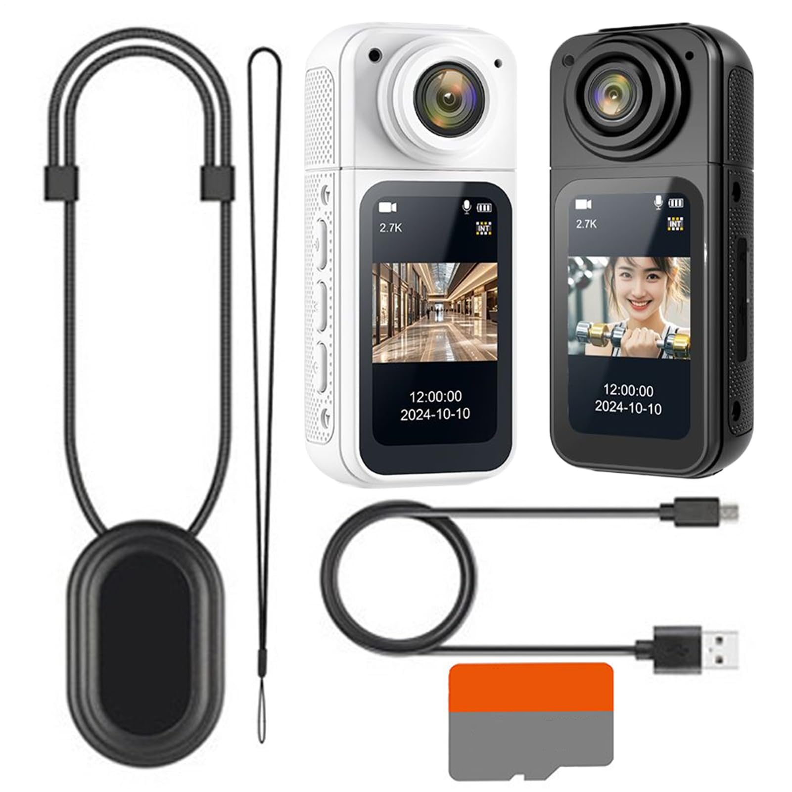 Fotocamera Action Da Pollice Fotocamera Da Pollice Senza Mani Per Riprese | Videocamera Senza Mani Per Sport Viaggi Bambini Animali Domestici E Famiglia