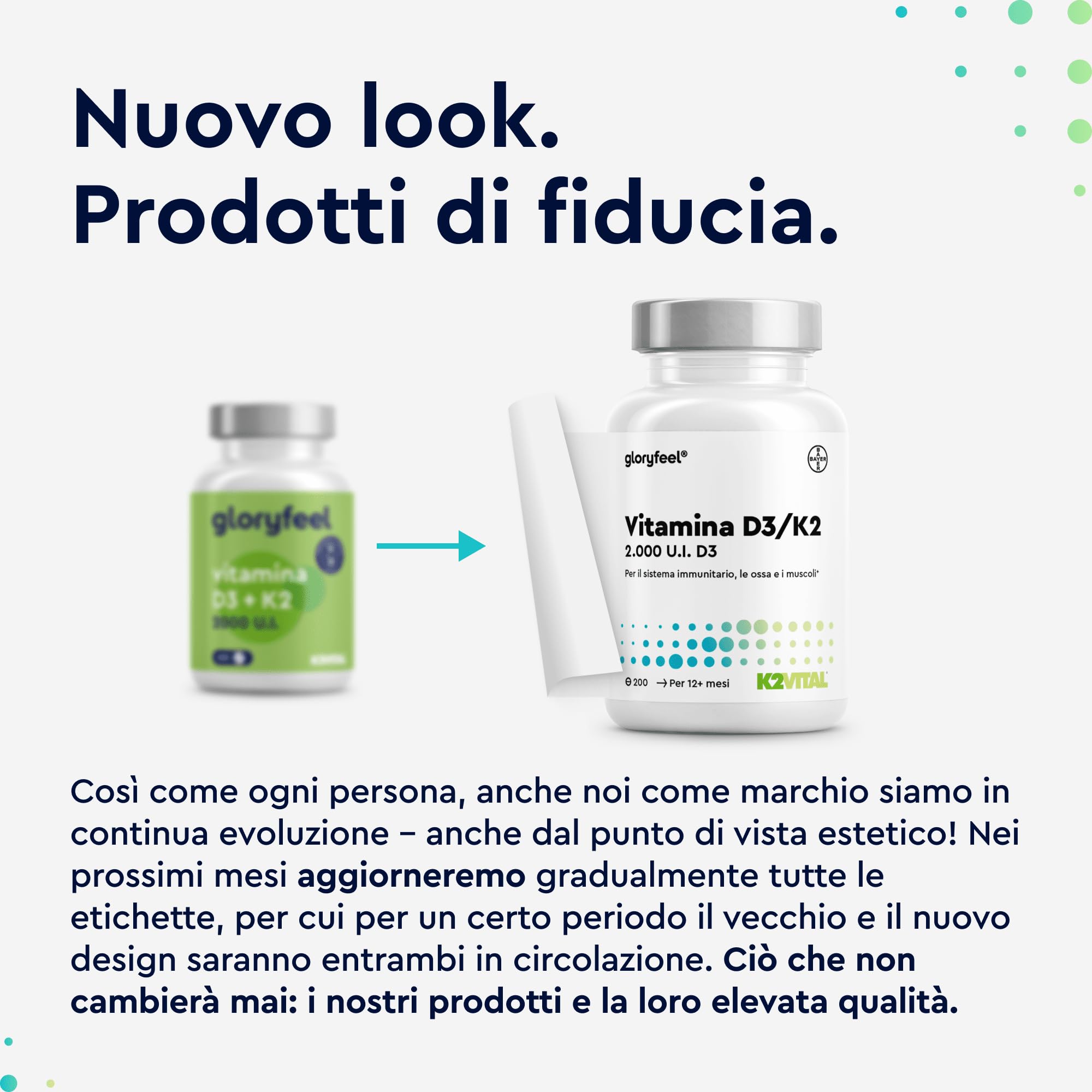 Vitamina D3 + K2 ad alto dosaggio - 200 compresse - Premium: K2VITAL® di Kappa - 99,7% di vitamina K2-MK7 trans + 2000 UI di D3 (1 ogni 2 giorni) - Prodotto di Germania analizzato in laboratorio