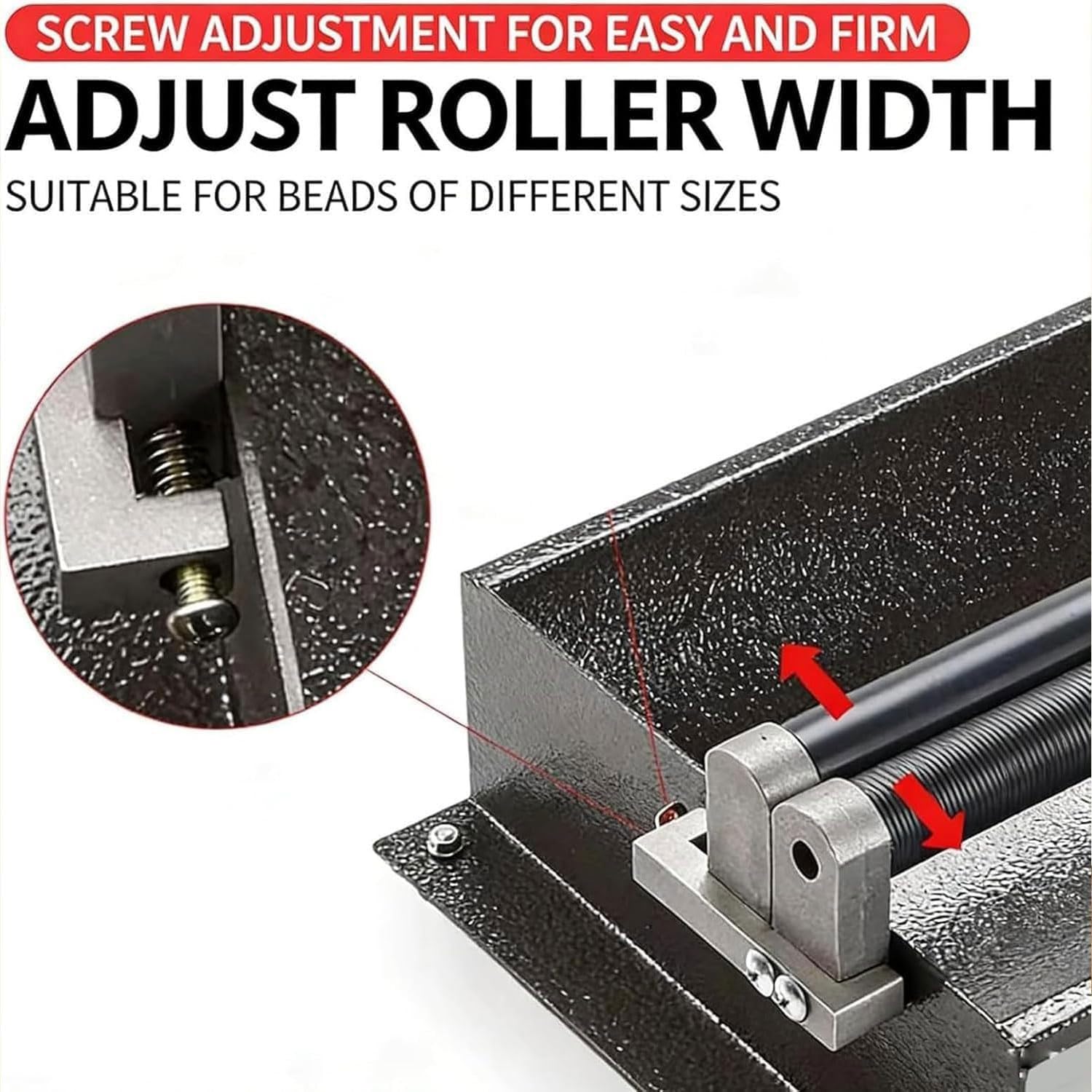 Spinner eléctrico de cuentas, herramienta de enhebrado de cuentas de 3500 rpm, velocidad ajustable y ancho del rodillo, máquina de cuerda de cuentas para hacer pulseras y cuentas de cintura