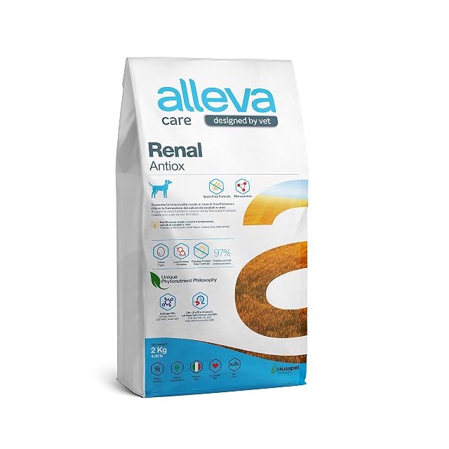 Alleva Care Alleva Care - Croquetas para perros - Línea veterinaria para alleva Care - Adulto Renal Antiox