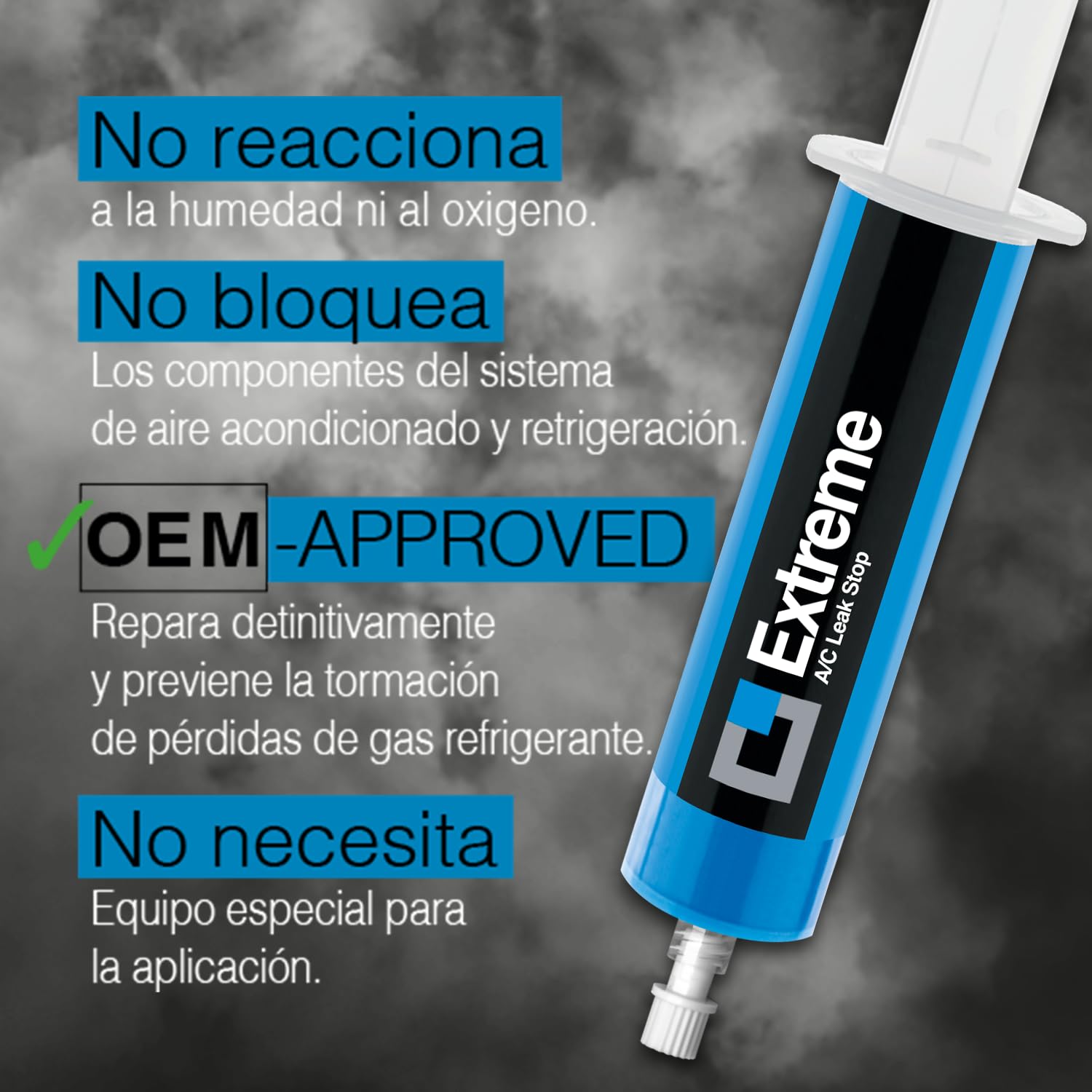 ERRECOM Extreme - 30 ml, Sellador de Fugas para Sistemas de Aire Acondicionado con adaptadores 1/4 SAE y 5/16 (R410a, R32) y Sistemas A/A Automóviles con adaptador R134a y R1234yf
