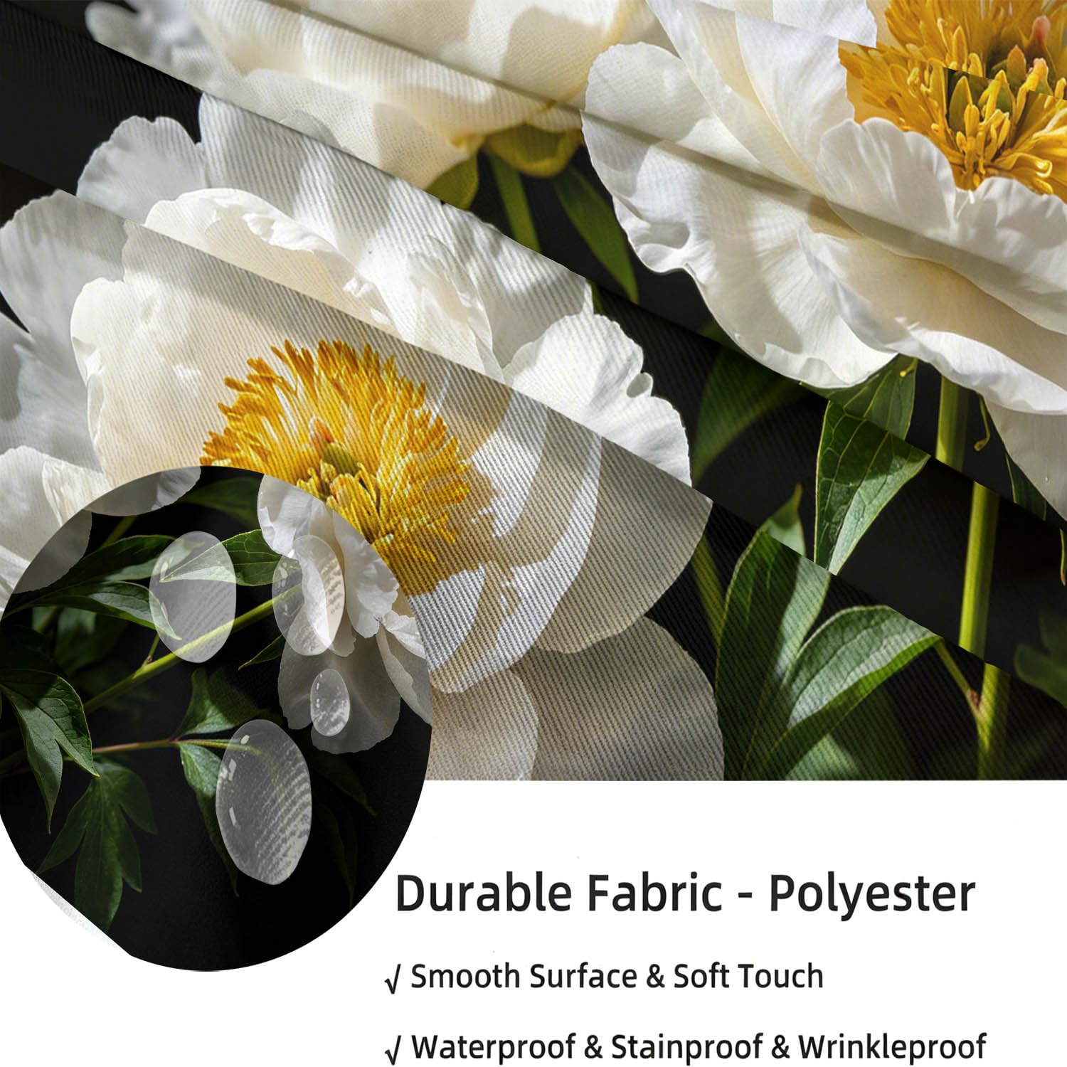 Tovaglia Rettangolare 160x240 cm Fiori Primaverili Poliestere