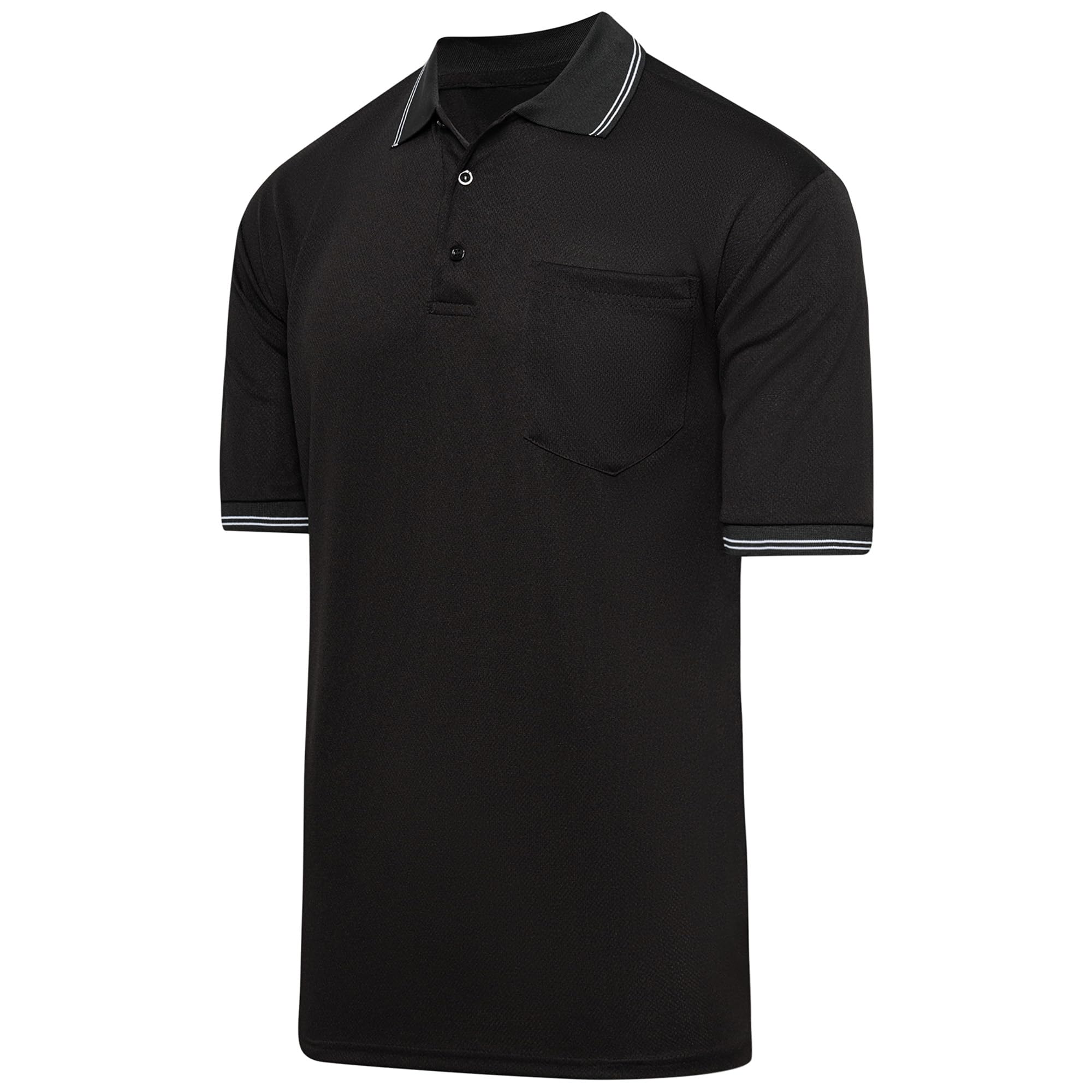 Murray Sporting Goods Short Sleeve Polo Baseball and Softball Umpire Shirt - Sized for Chest Protector