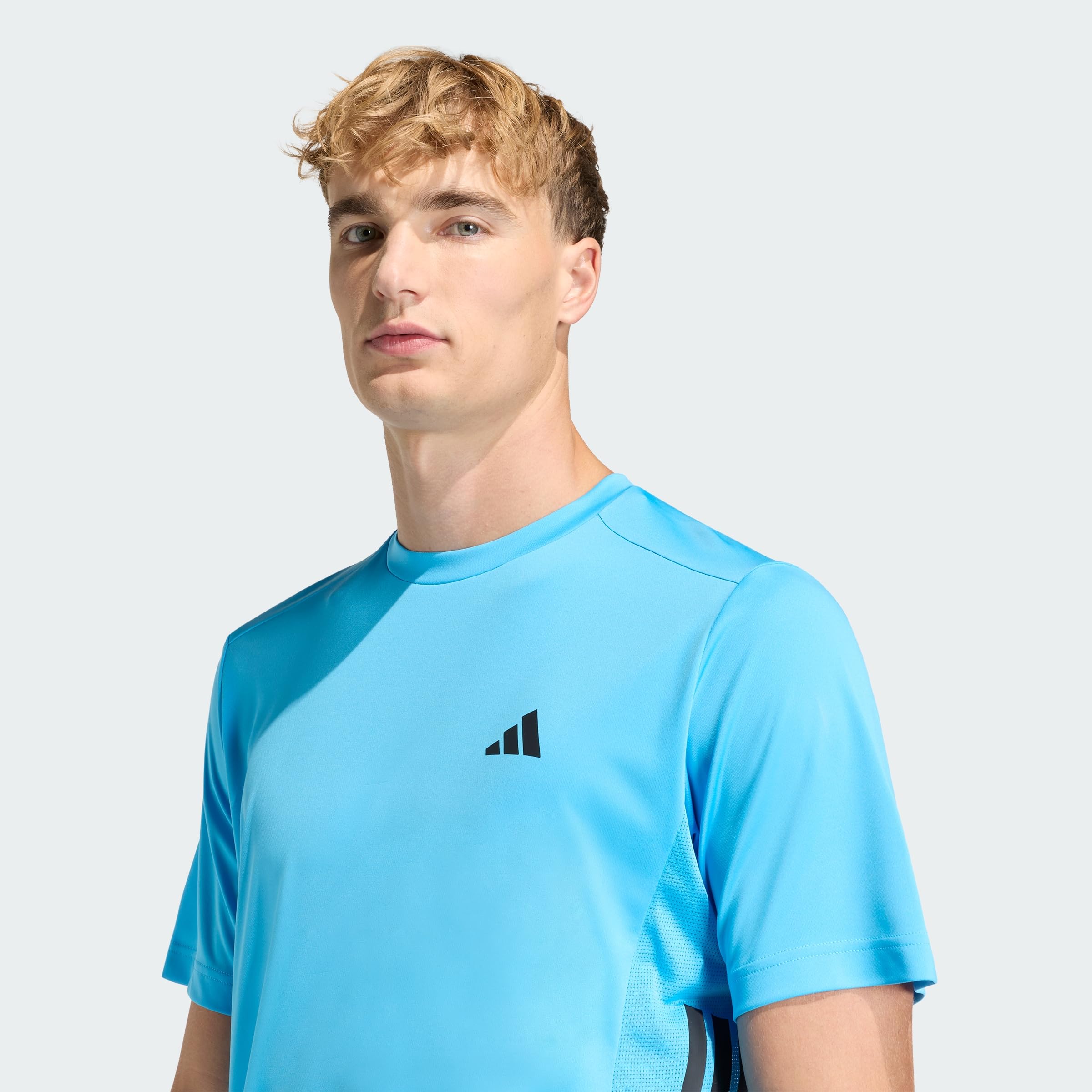 Adidas Męska koszulka Tech Essentials Workout 3 paski (1 opakowanie)
