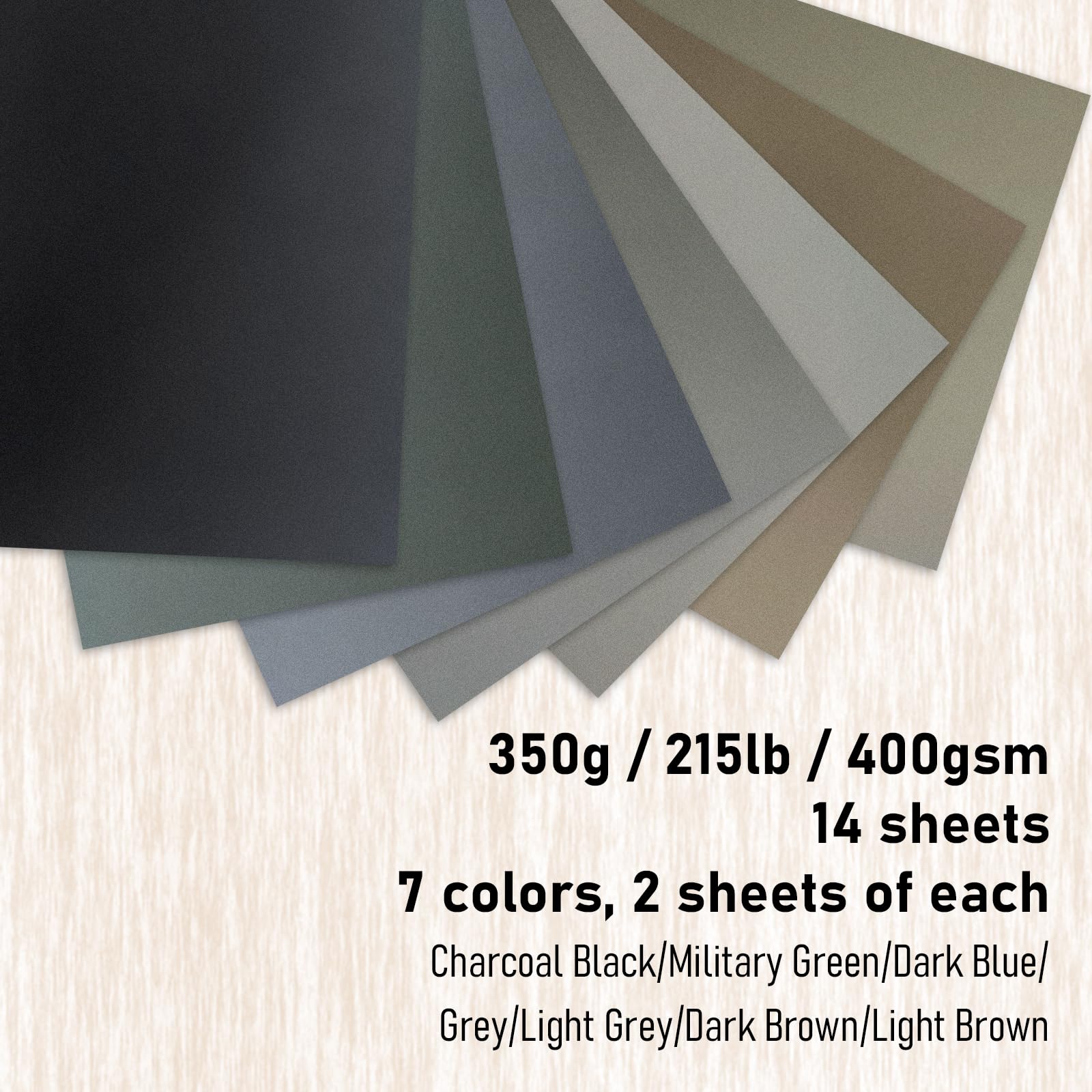 Pastellpapier, 9 x 12 Block (14 Blatt)