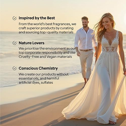 Miniatura 6 de BELLAVITA Perfume unisex de lujo Pure Musk  Notas de lirio de los valles, sándalo y tonka  Eau de Parfum de larga duración para hombres y mujeres