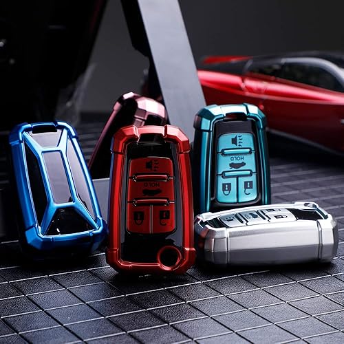 Miniatura 5 de ontto Funda para llavero Chevrolet Cruze Buick Lacrosse Flip Remote sin llave de 4 botones, color plateado