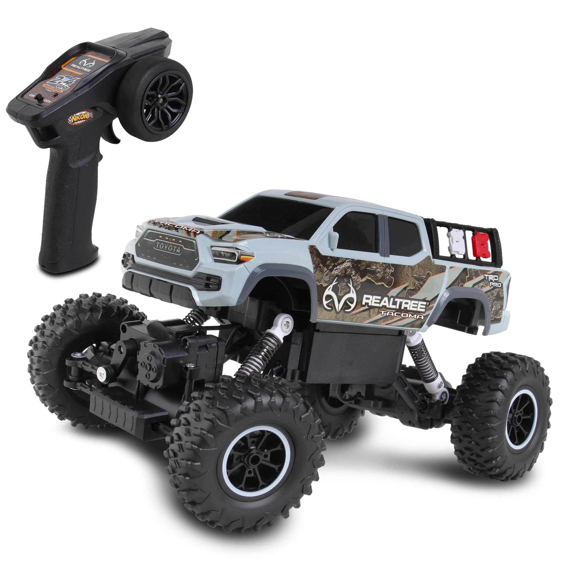 Amazon.com: NKOK Ready to Run Realtree R/C Toyota Tacoma Rock