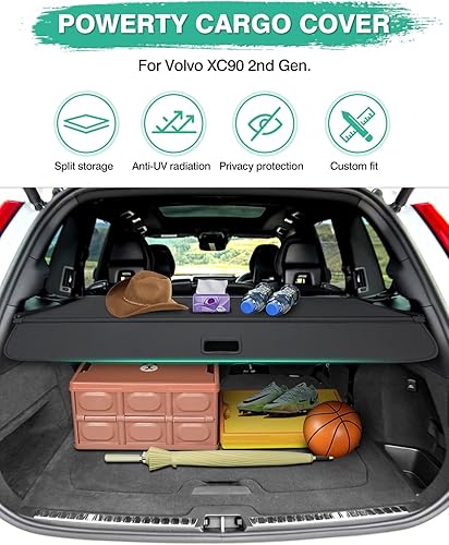 Miniatura 94 de Powerty Cubierta de carga para Lexus CT200h 2011-2017 Accesorios Cubierta de maletero retráctil Cubierta de blindaje de maletero Cubierta