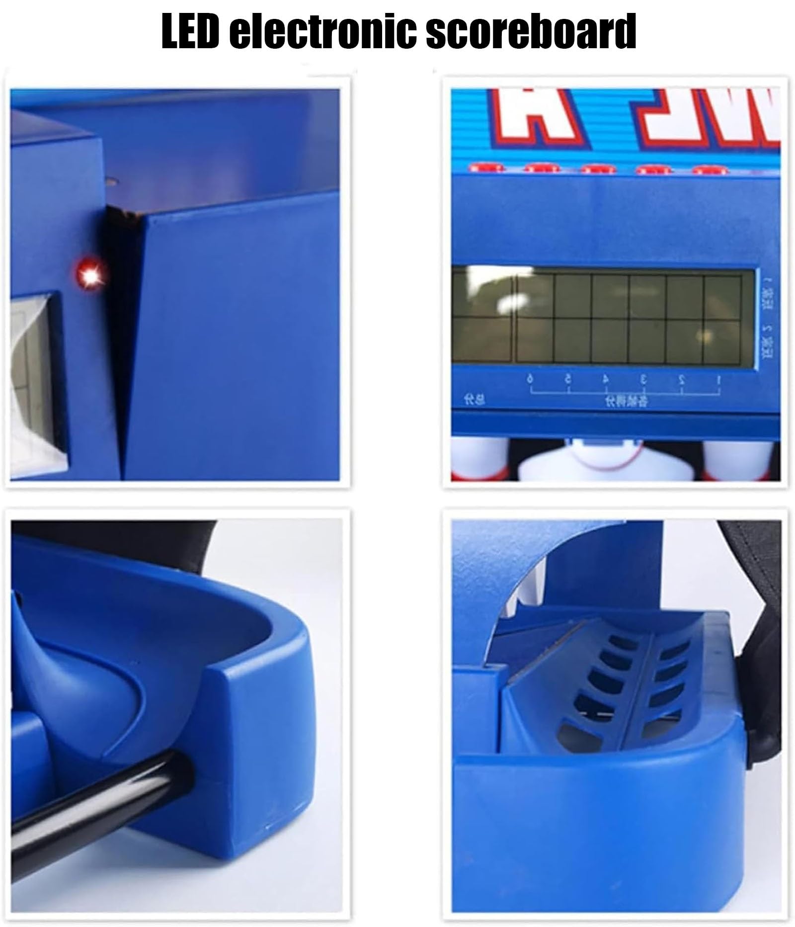 Domowy elektroniczny automat do gry w kręgle, zestaw do gry w kręgle podróżny, z automatycznym resetowaniem/światłami/imitacją efektów dźwiękowych/tablicą wyników LED(3.5m)