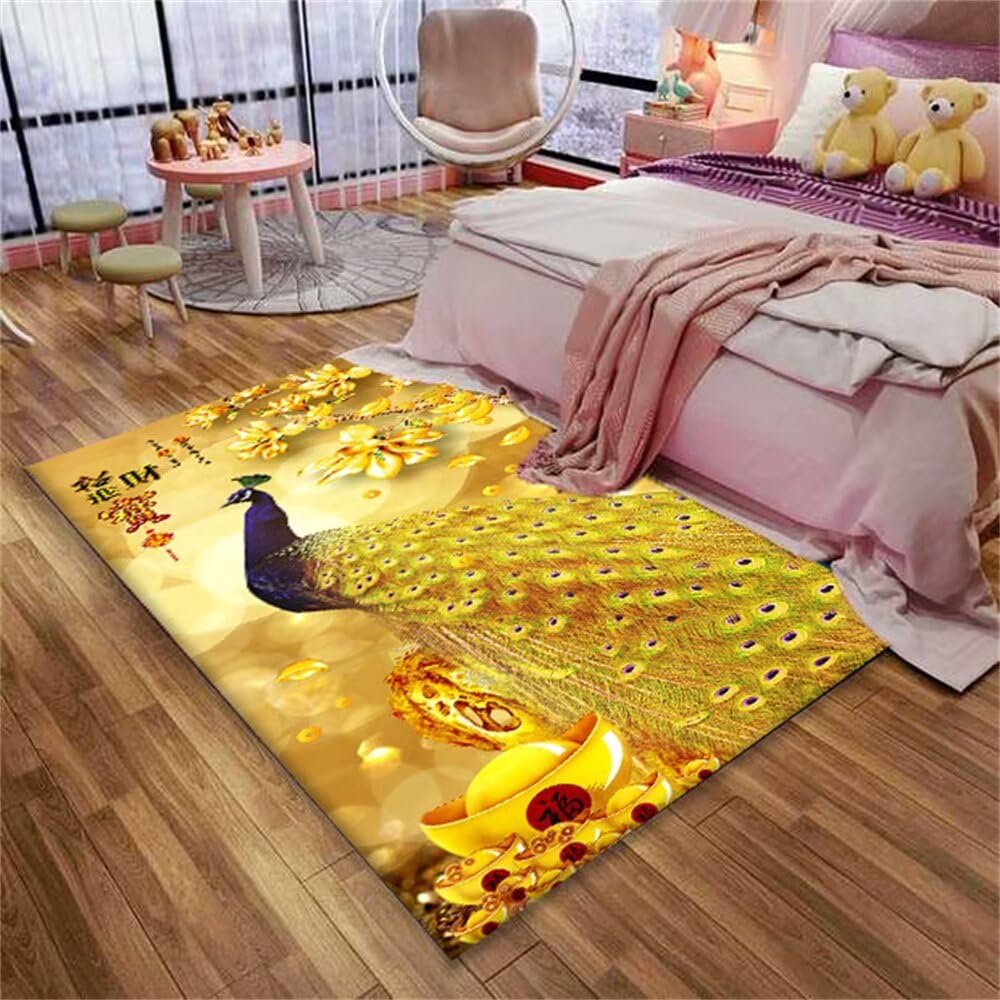 Tapis de chambre adulte Bouda décoration intérieure élégante 70x140 cm avec fibres de qualité