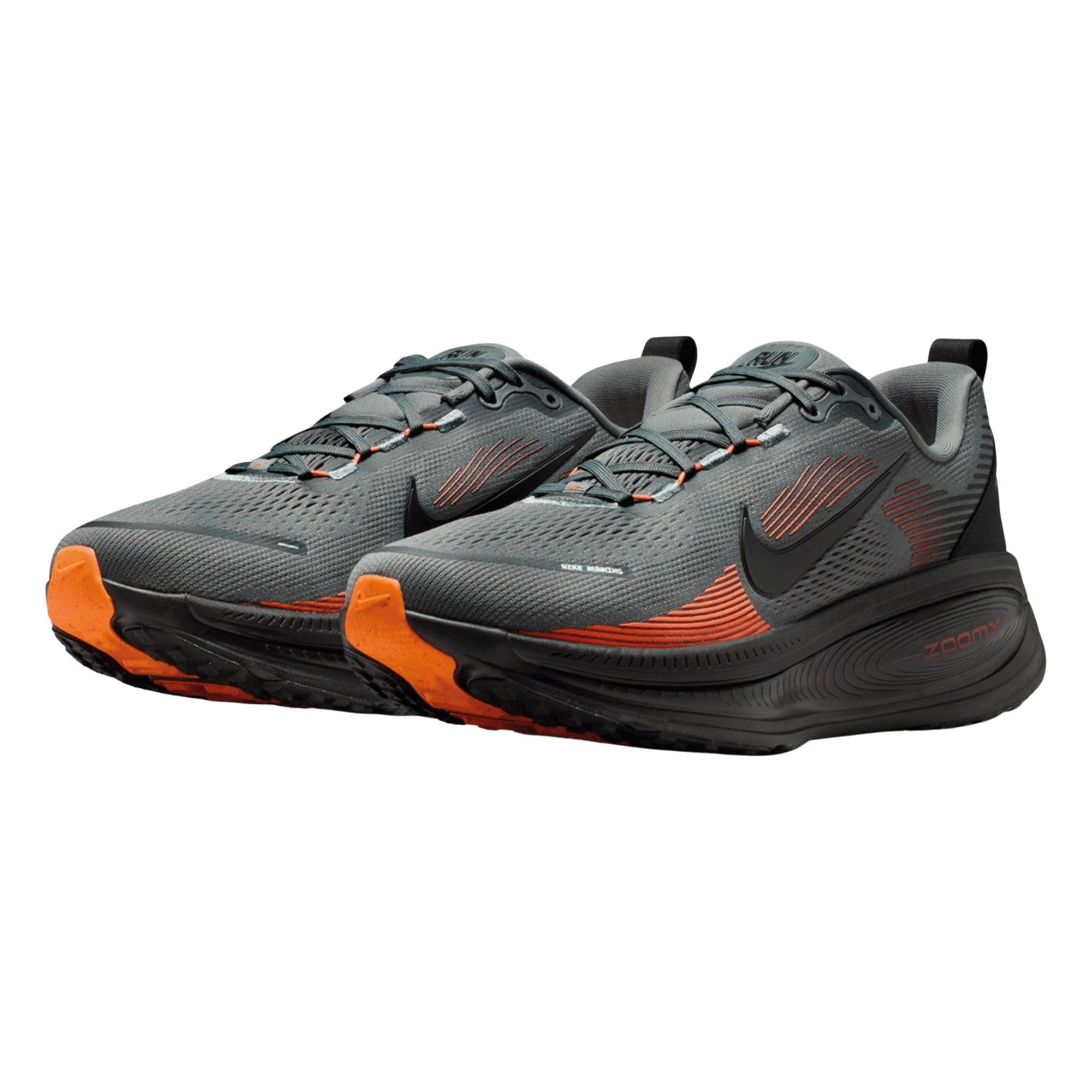 Vomero 18 - Men's (Smoke Grey/Black/Orange) Size 9