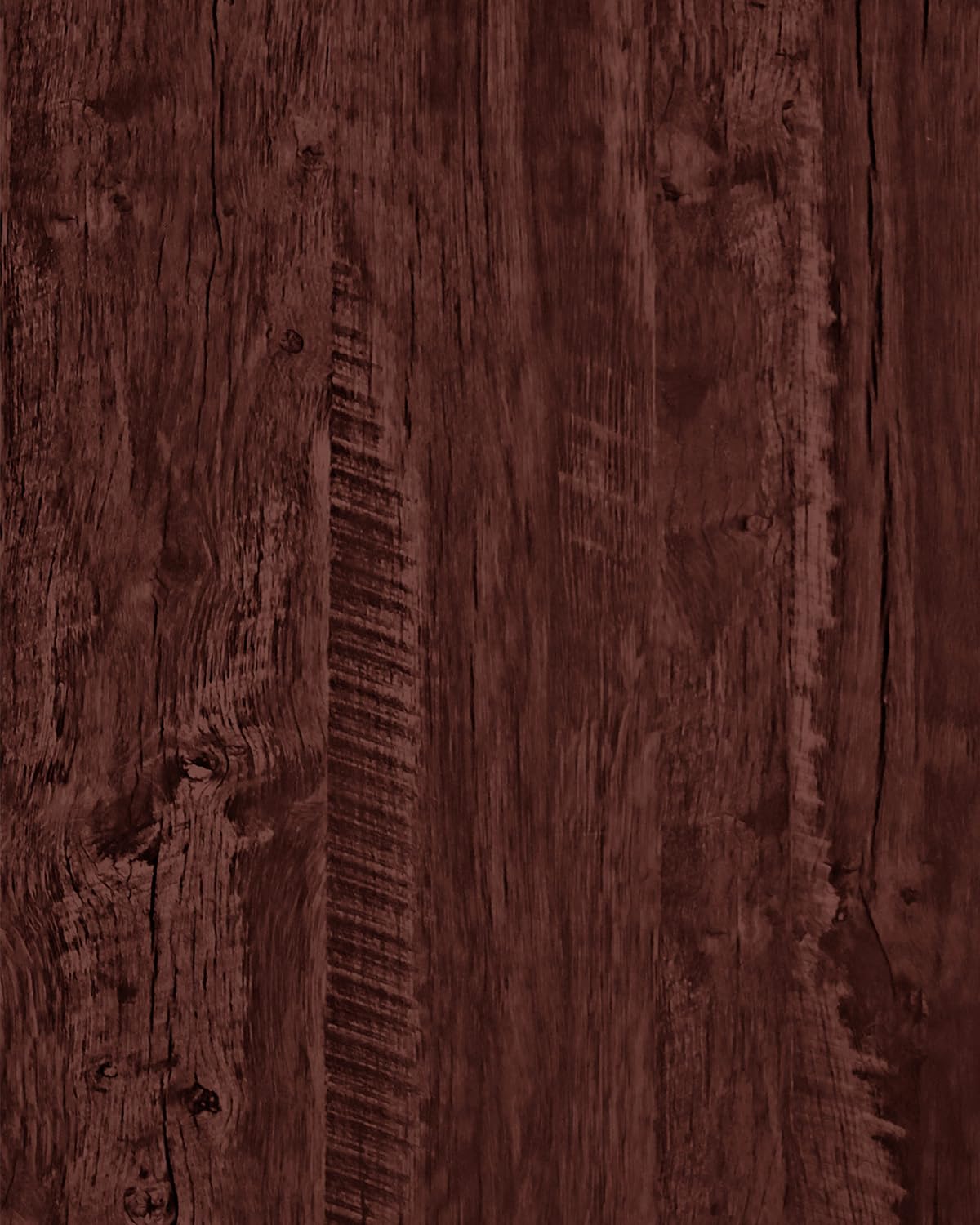 Amiya Wood Grain Self-Adhesive Wallpaper Peel and Stick Wood Effect Waterproof Furniture Stickers Vinyl Removable44cm X 600cm Dark Brown