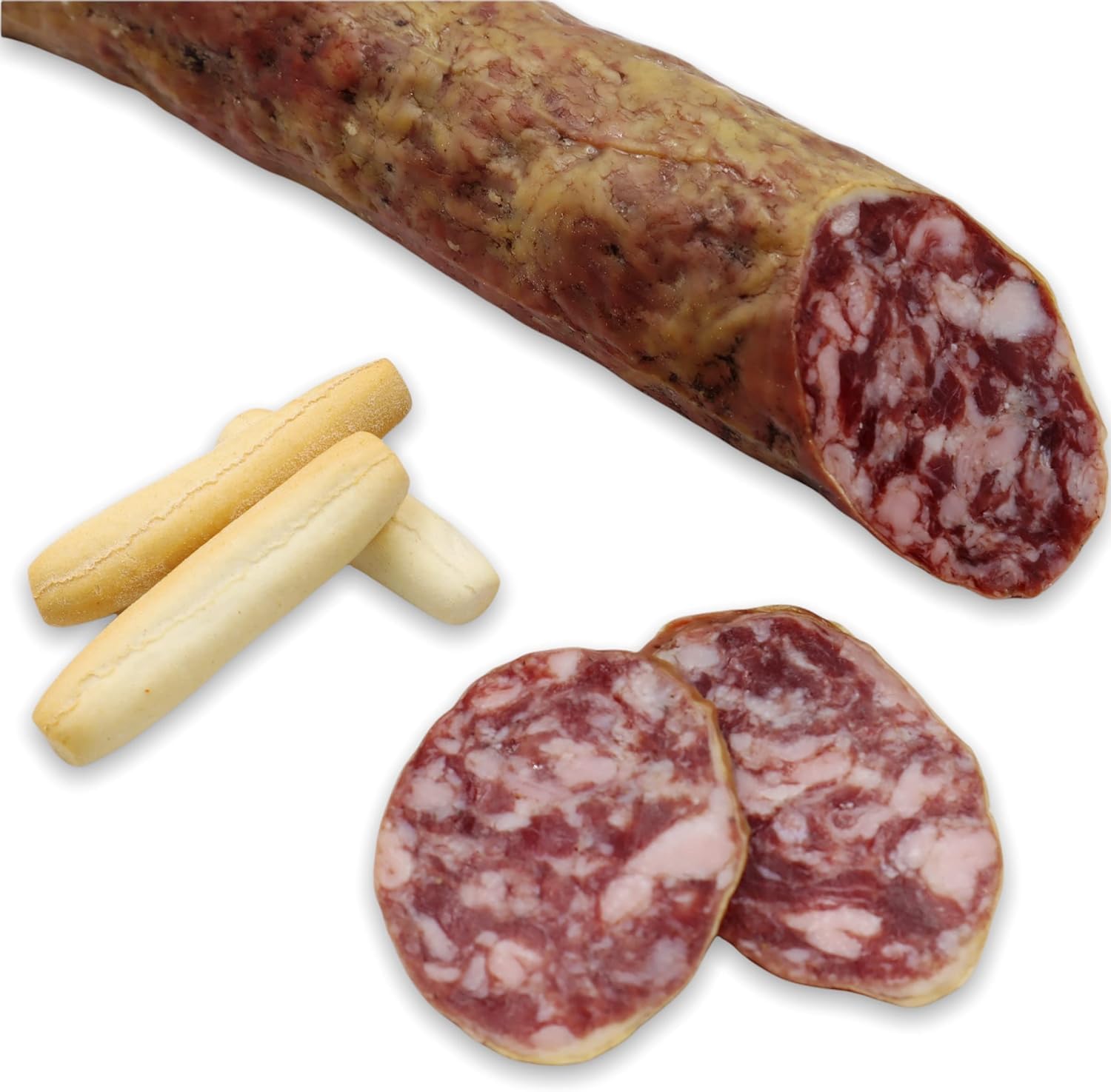 Corsevilla - saucisson ibérique de gland - Gourmet - Ibérique - Ibérique de Bellota - Saucisse Ibierco - Sans Gluten - Sans Lactose - (500 grammes environ)