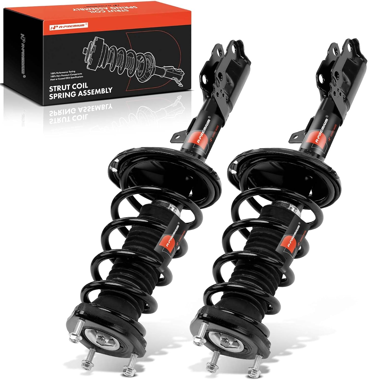 A-Premium Front Struts Compatible with Lexus RX350 [FWD] 2008-2009, w/o Air Susp - 2x Replacement Suspension Complete Strut Assembly Shock with Coil Spring