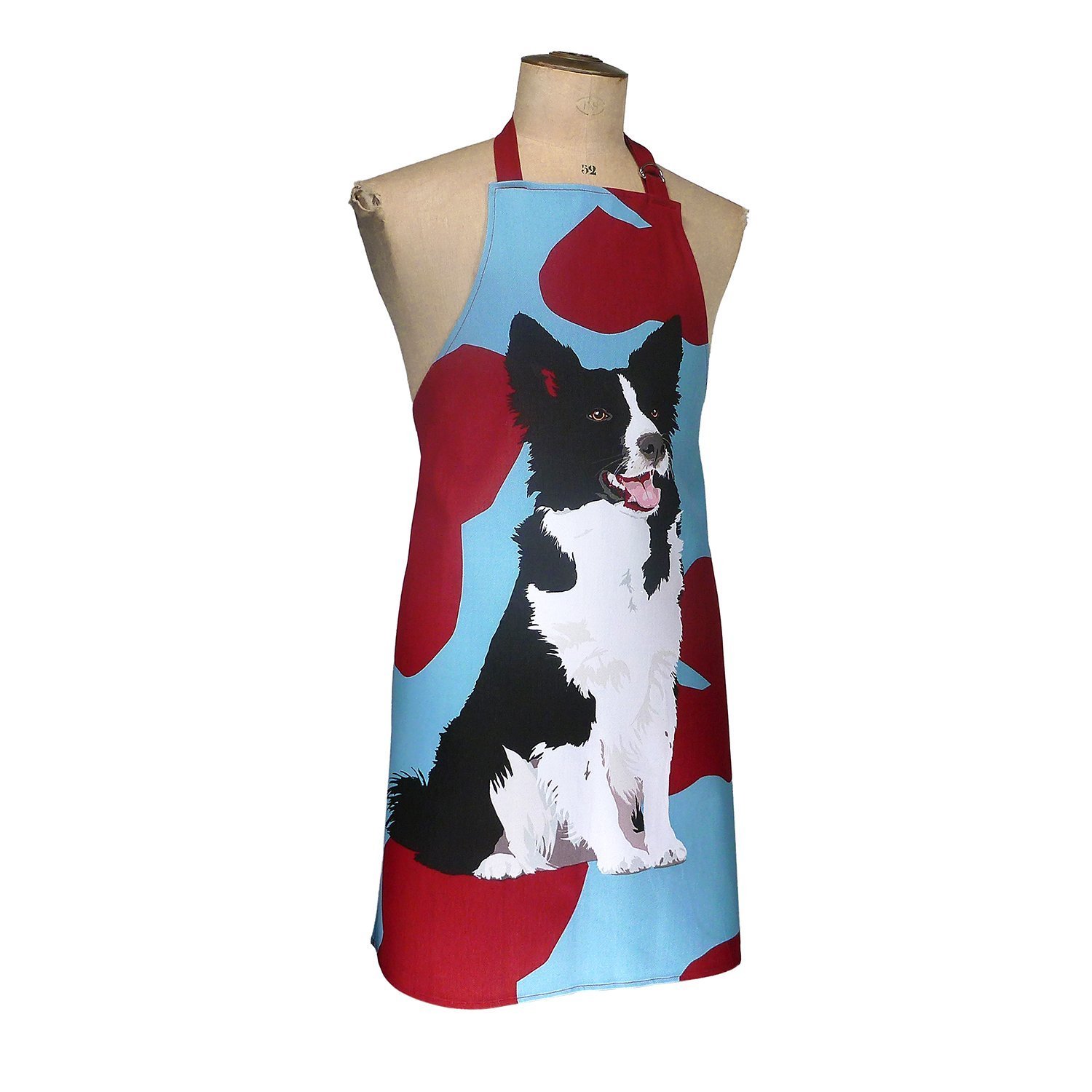 Leslie Gerry Red Collie Dog Apron