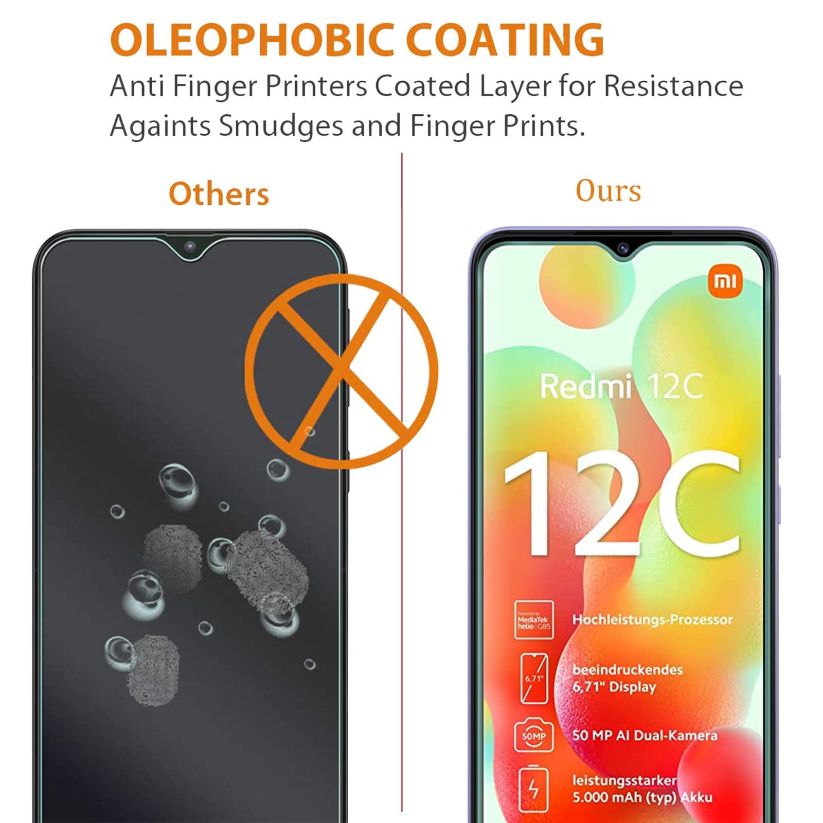 Redmi Note 14 Pro Plus Panzerglas Anoowkoa 2+2 Stück Panzerglas